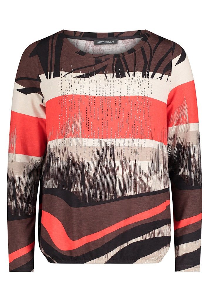 Kurzarmshirt Damen mit Gummizug