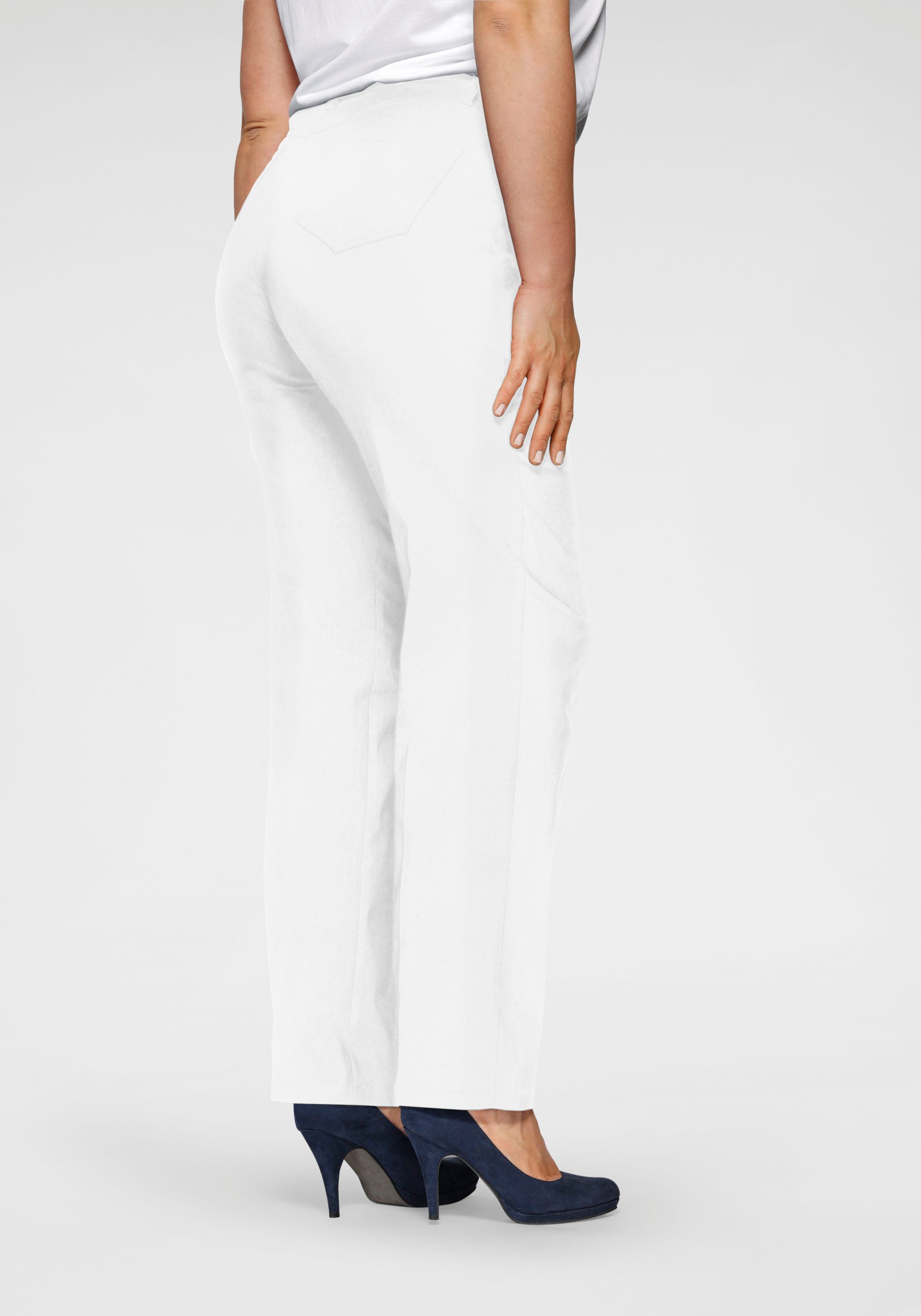 KjBRAND Stretch-Hose Babsie Bengaline: Bequemer Oberschenkel aus Stretch-Material