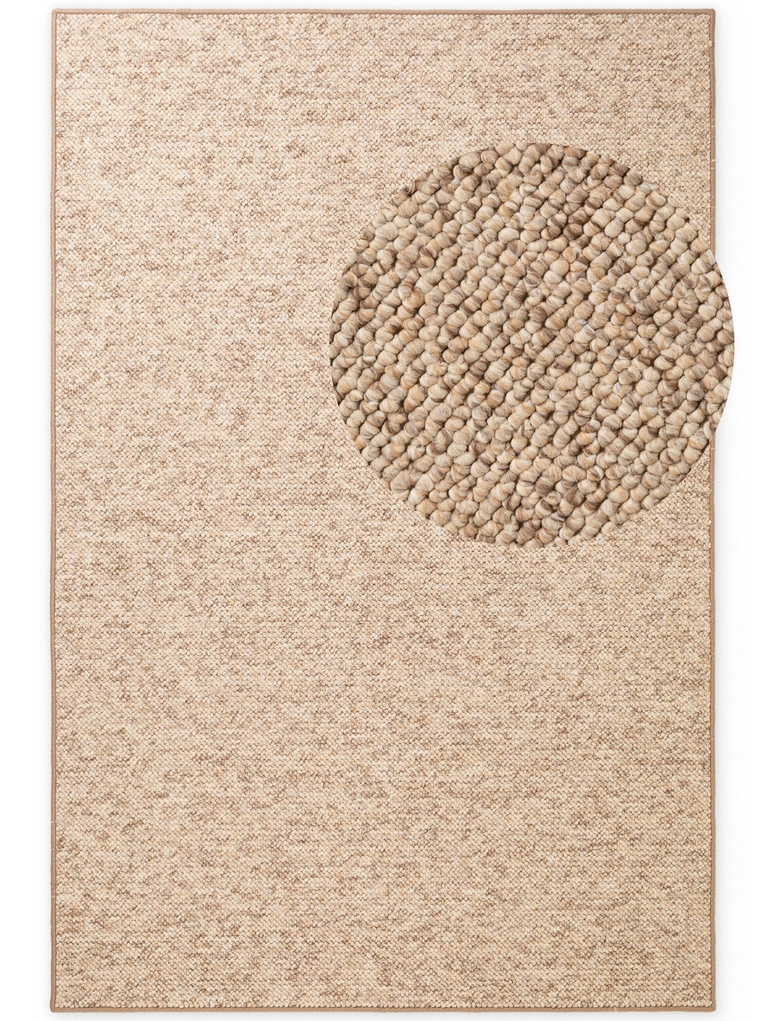 HANSE Home Teppich Wolly 2, rechteckig, Höhe: 12 mm, Flachgewebe, Läufer, Skandi, Woll-Optik, Esszimmer, Wohnzimmer, Flur. Reduzierter Preis € 189,90. Unverbindliche Preisempfehlung € 279,90