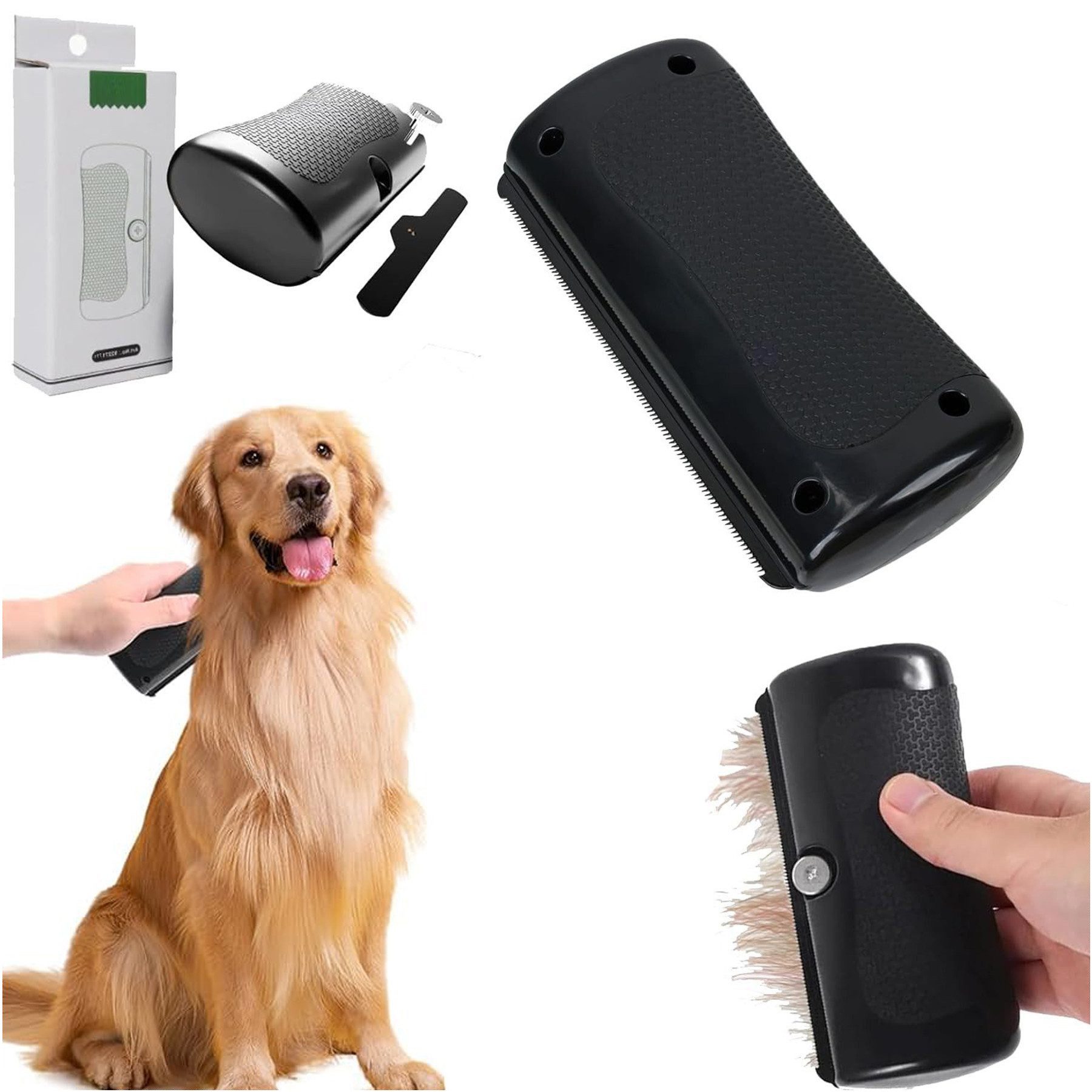 Keyura Fellbürste Tierbürste,Pet Care Brush, Tails Enthaarungsbürste, Universal Haustier Bürste, (Katzenhaarbürste zum Entfernen von Losem Fell), für Hunde, Pet Hair Removal Brush