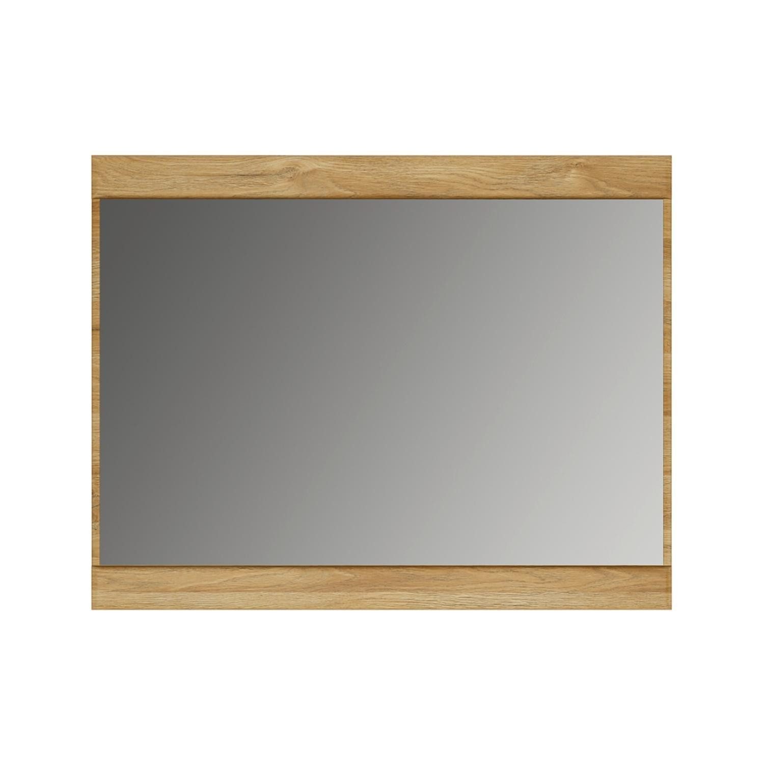 Meble Wójcik Wandspiegel CORTINA, Grandson Eiche Dekor, MDF, Spiegelglas, (1-St), B 93 x H 73 x T 3,6 cm