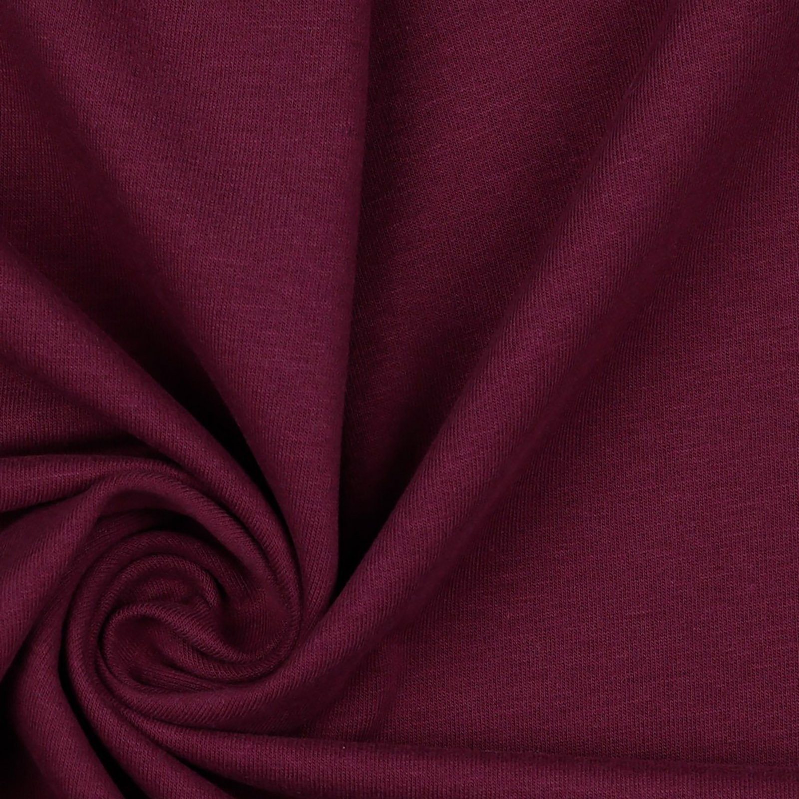 maDDma Stoff 0,5m French Terry Meterware Sommersweat Baumwolle, 043 - purple