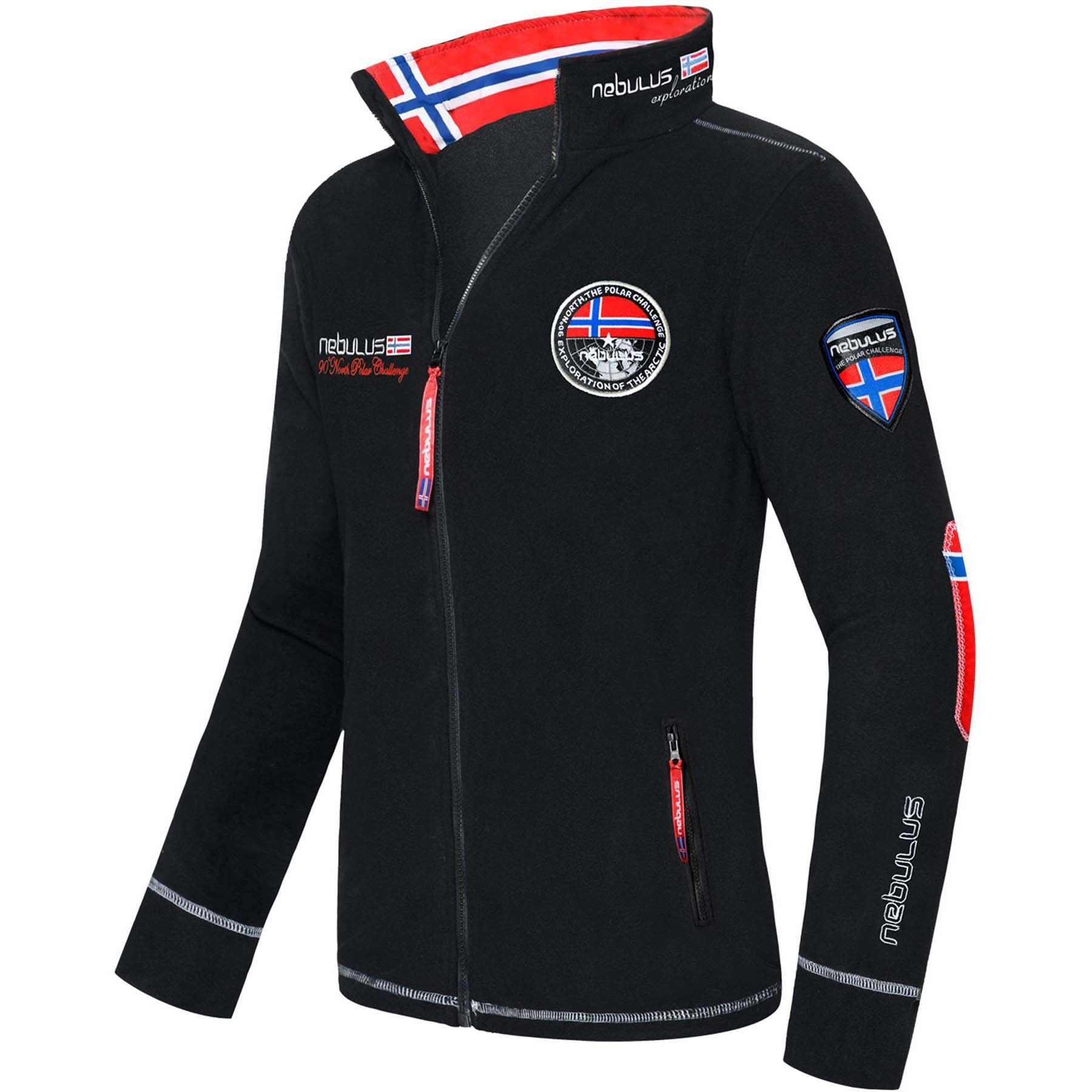 Fleecejacke EXPLORE, Q602 - Herren, schwarz, L