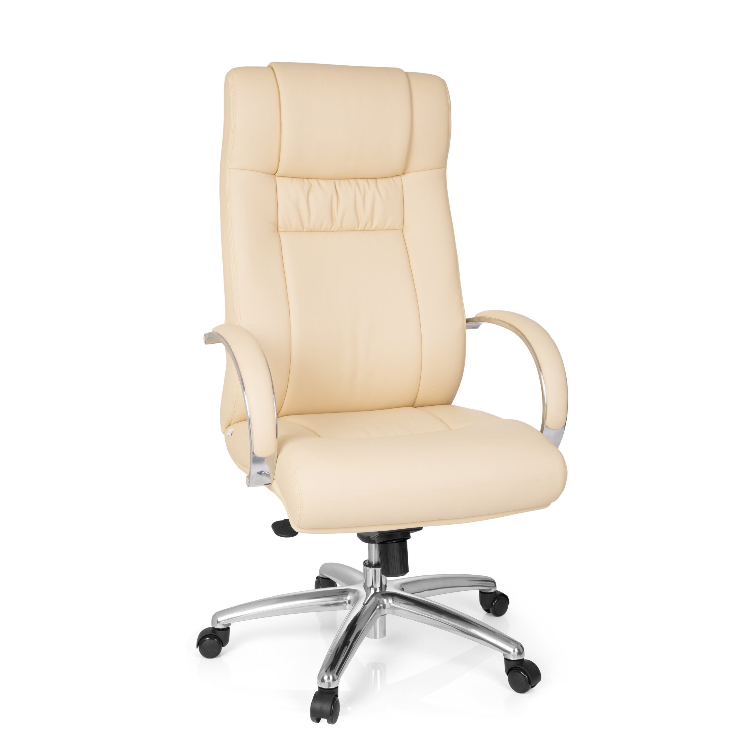 hjh OFFICE Drehstuhl XXL Drehstuhl Xxl G 600 Kunstleder mit Armlehnen (1 St), XXL Chefsessel Bürostuhl ergonomisch
