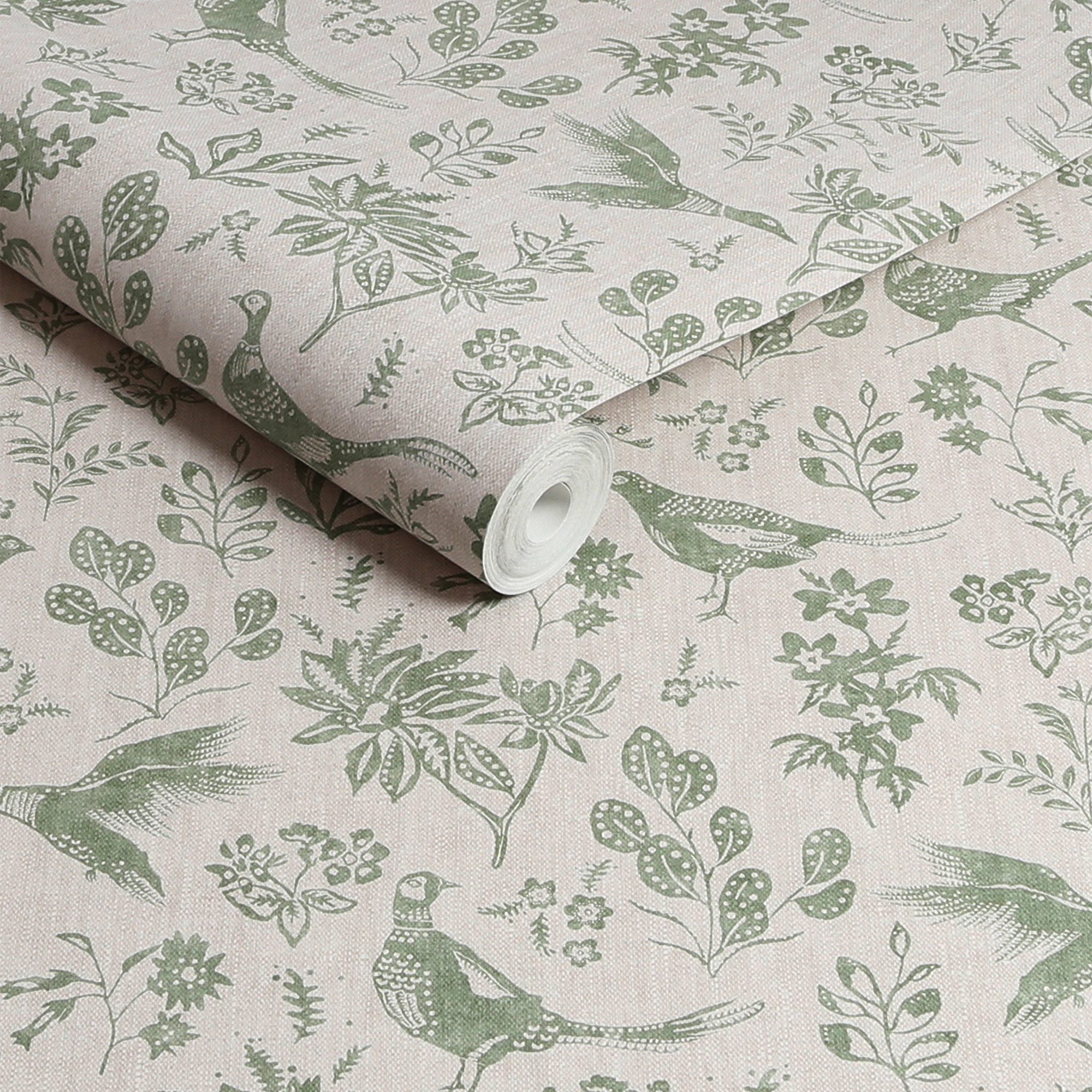 Joules Vliestapete Pheasant Print, glatt, Motiv, (1 St), Design Tapeten