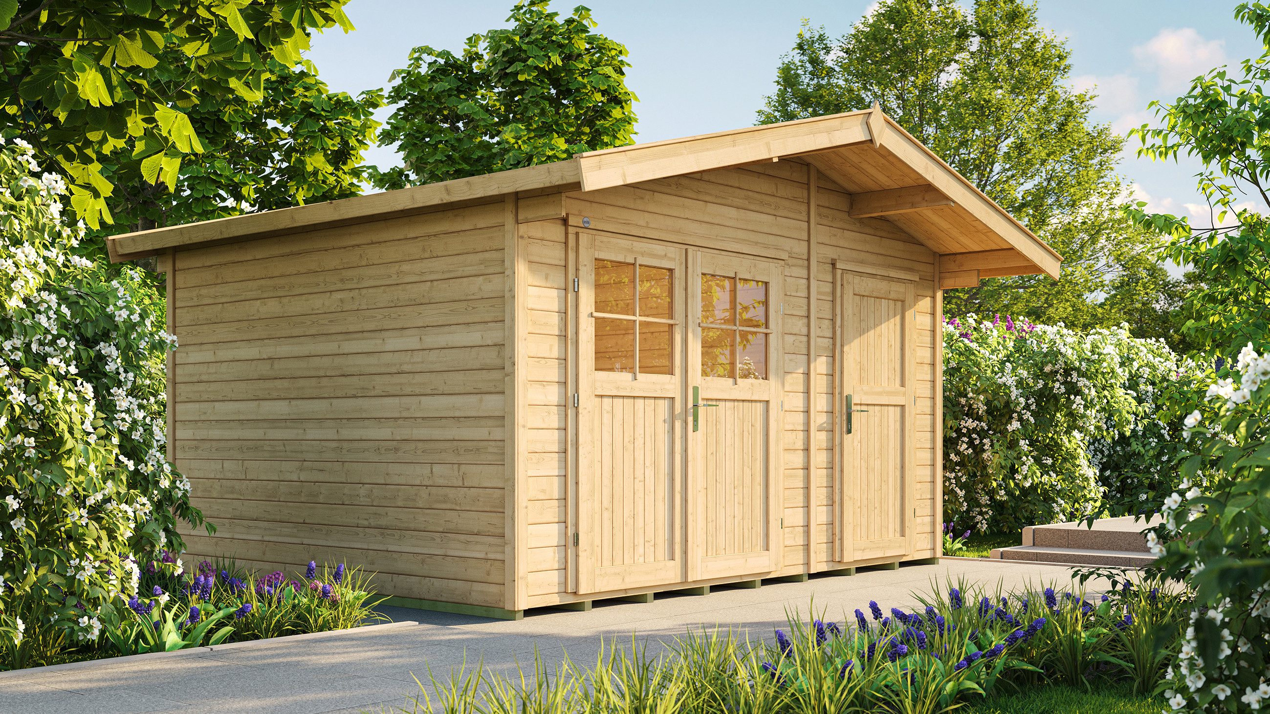 weka Gartenhaus 261 Gr.2, BxT: 460x380 cm