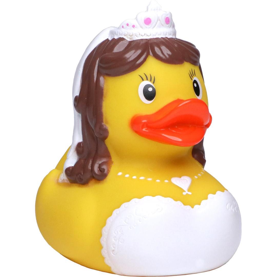 mbw Badespielzeug Badeente Braut, Quitscheente, originelles Geschenk Hochzeit (1-tlg)