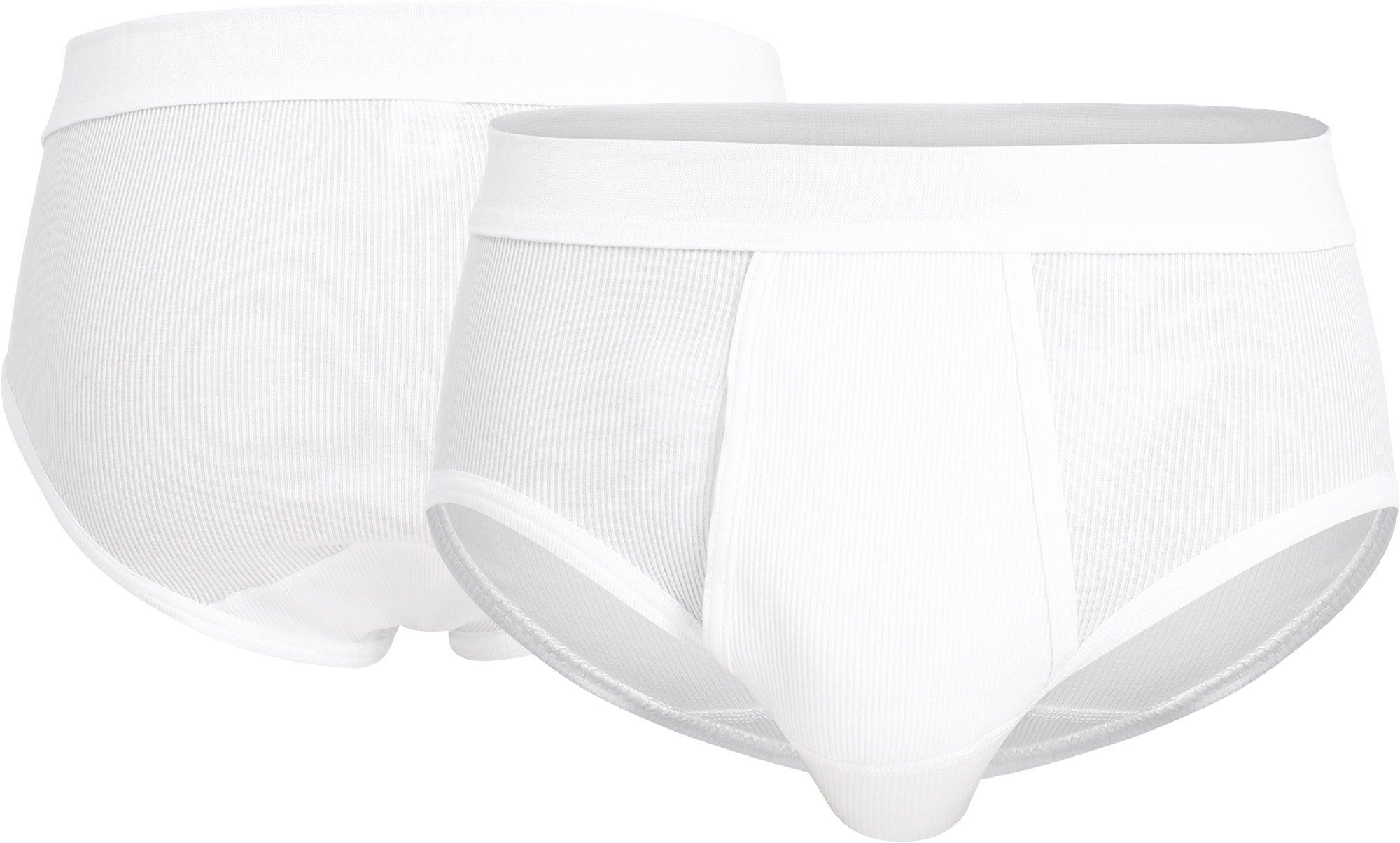 GÖTZBURG Slip Herren-Slip 2er-Pack Doppelripp Uni günstig online kaufen