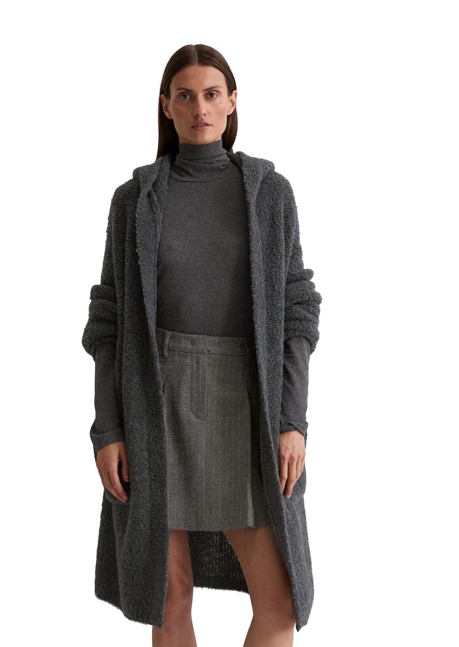 Marc O'Polo Cardigan aus Schurwolle-Alpakawolle-Mix günstig online kaufen