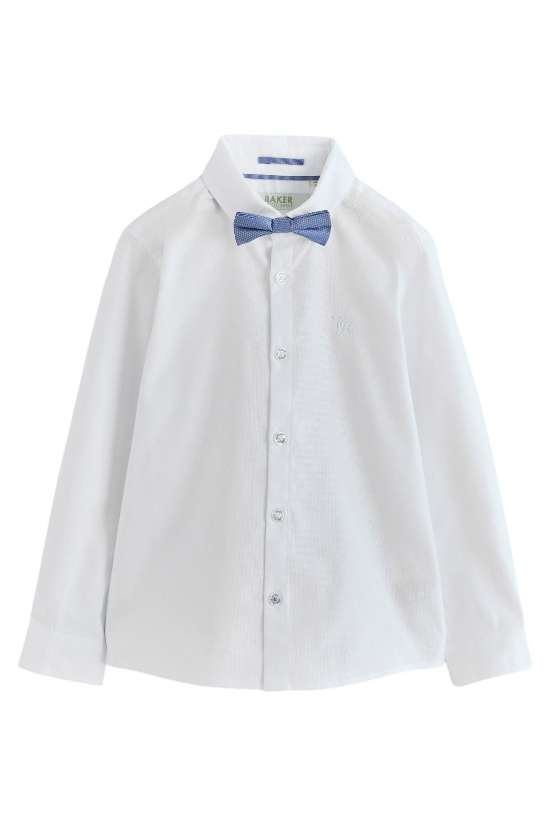 Langarmhemd Baker by Ted Baker Langarmhemd mit Fliege