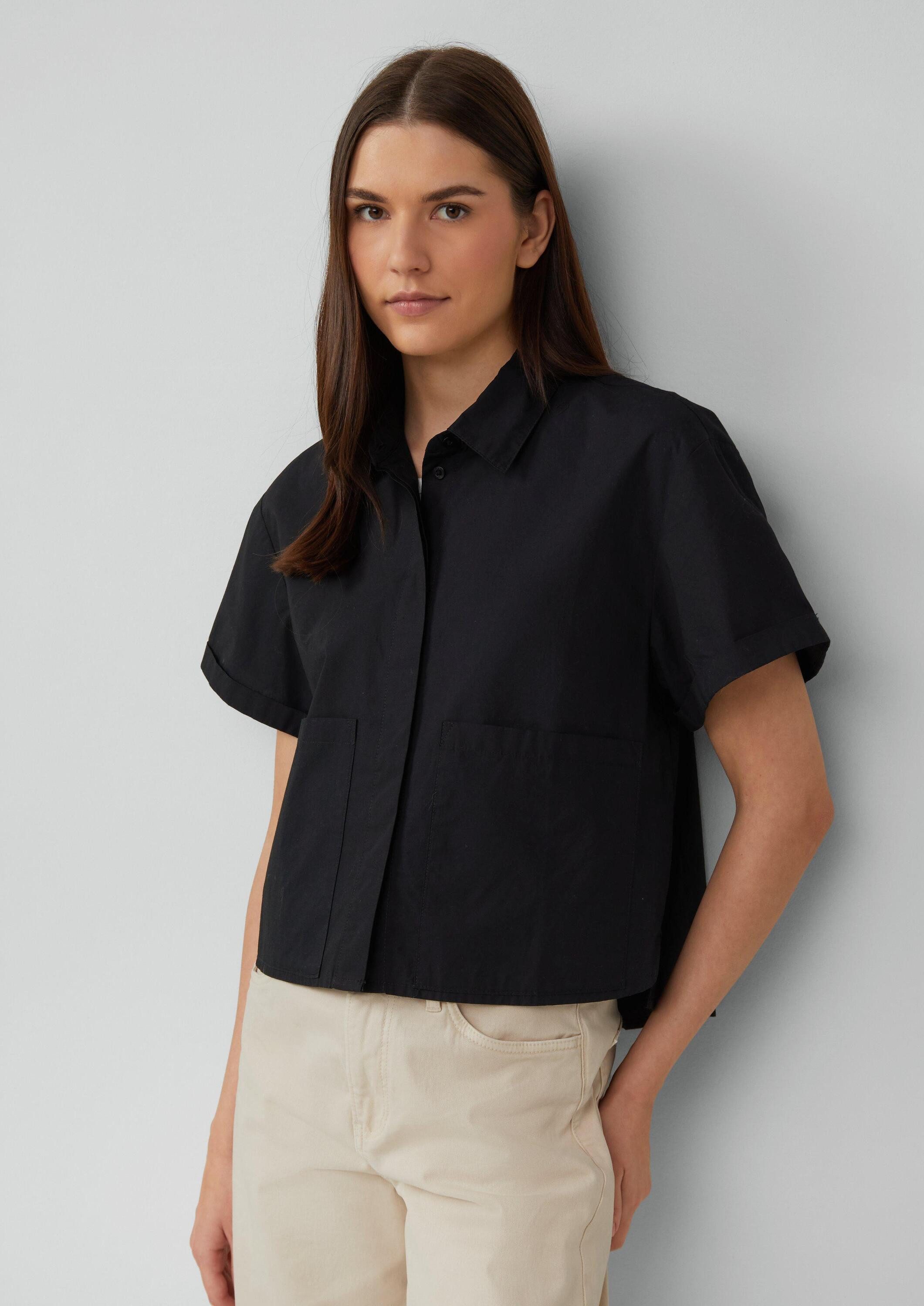 s.Oliver Kurzarmbluse Bluse (1-tlg) günstig online kaufen