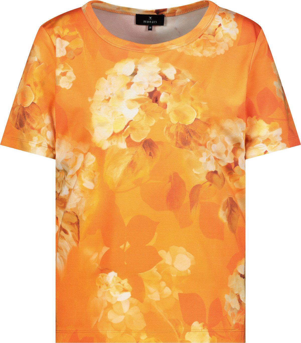 Monari T-Shirt Blume allover Regular fit mit Blumenmuster