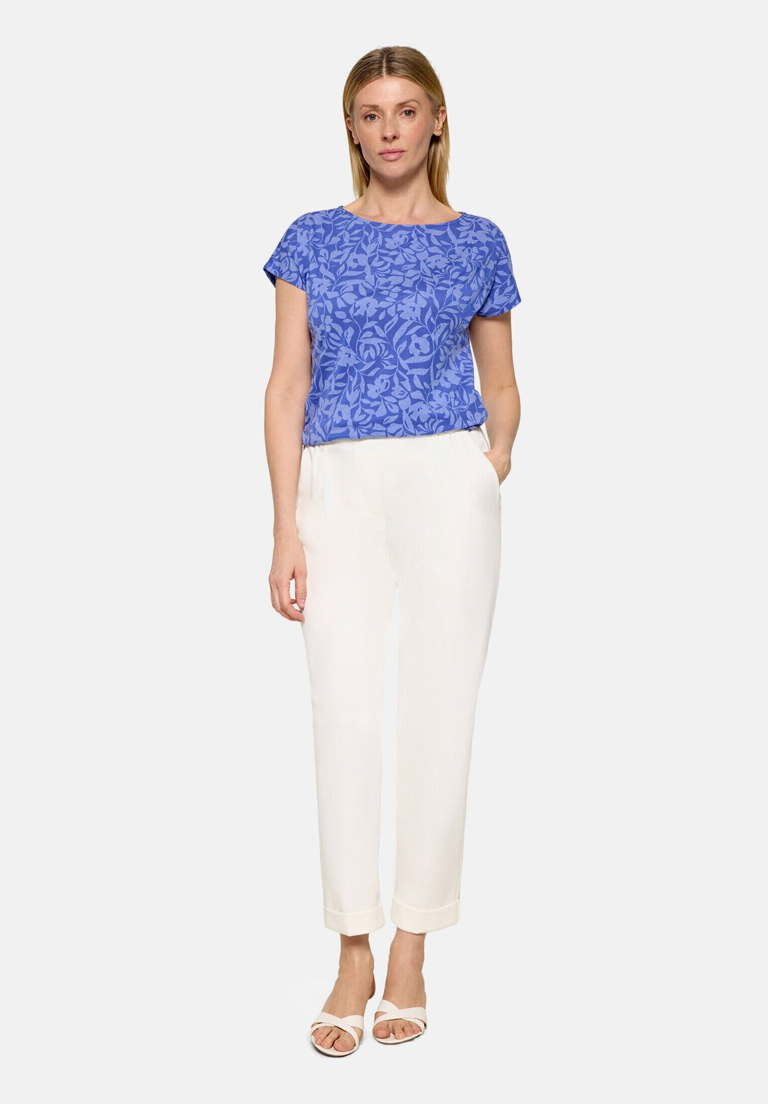 Betty Barclay Kurzarmshirt Damen mit Tunnelzug (1-tlg)