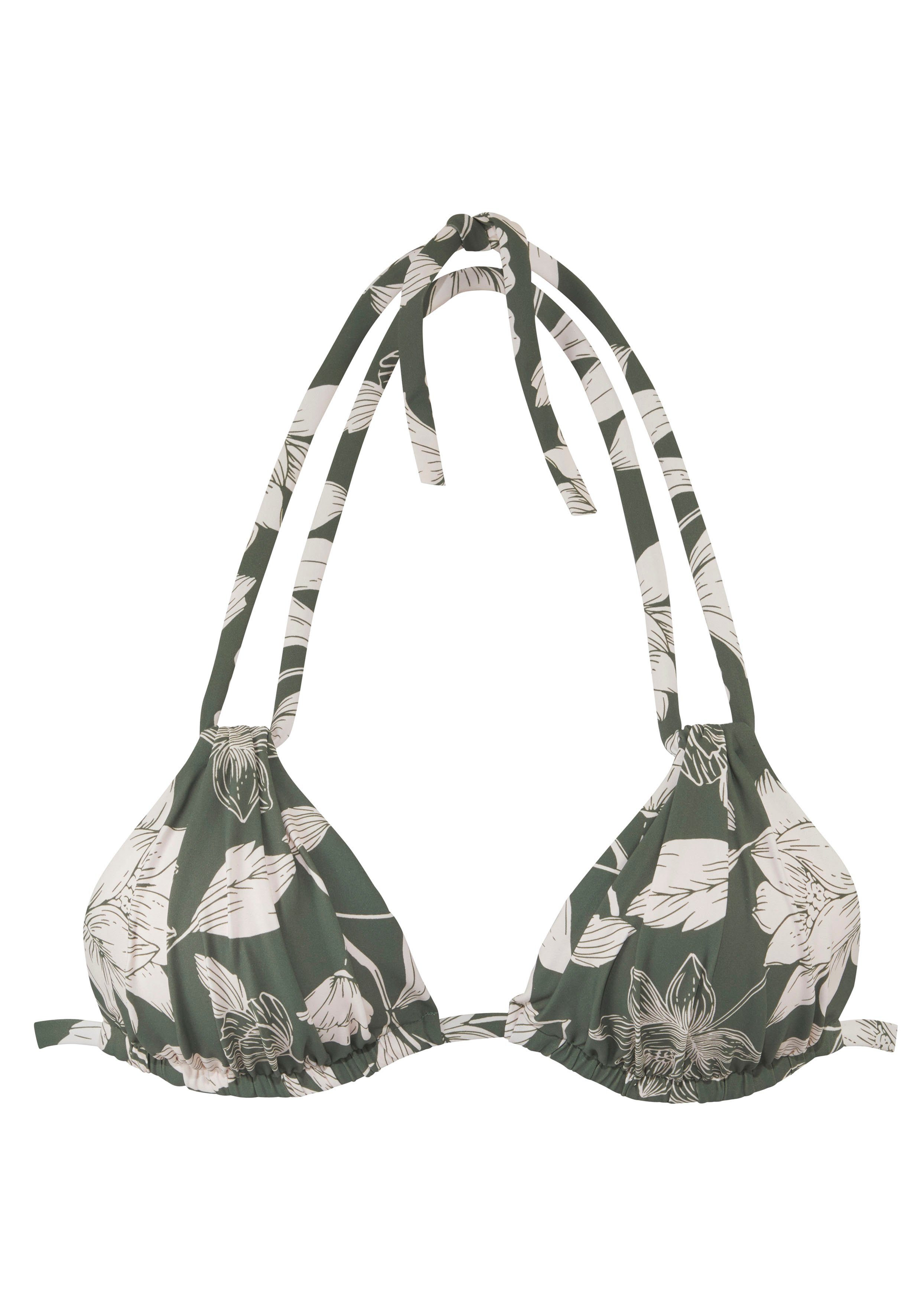s.Oliver Triangel-Bikini-Top Lady, mit floralem Design günstig online kaufen