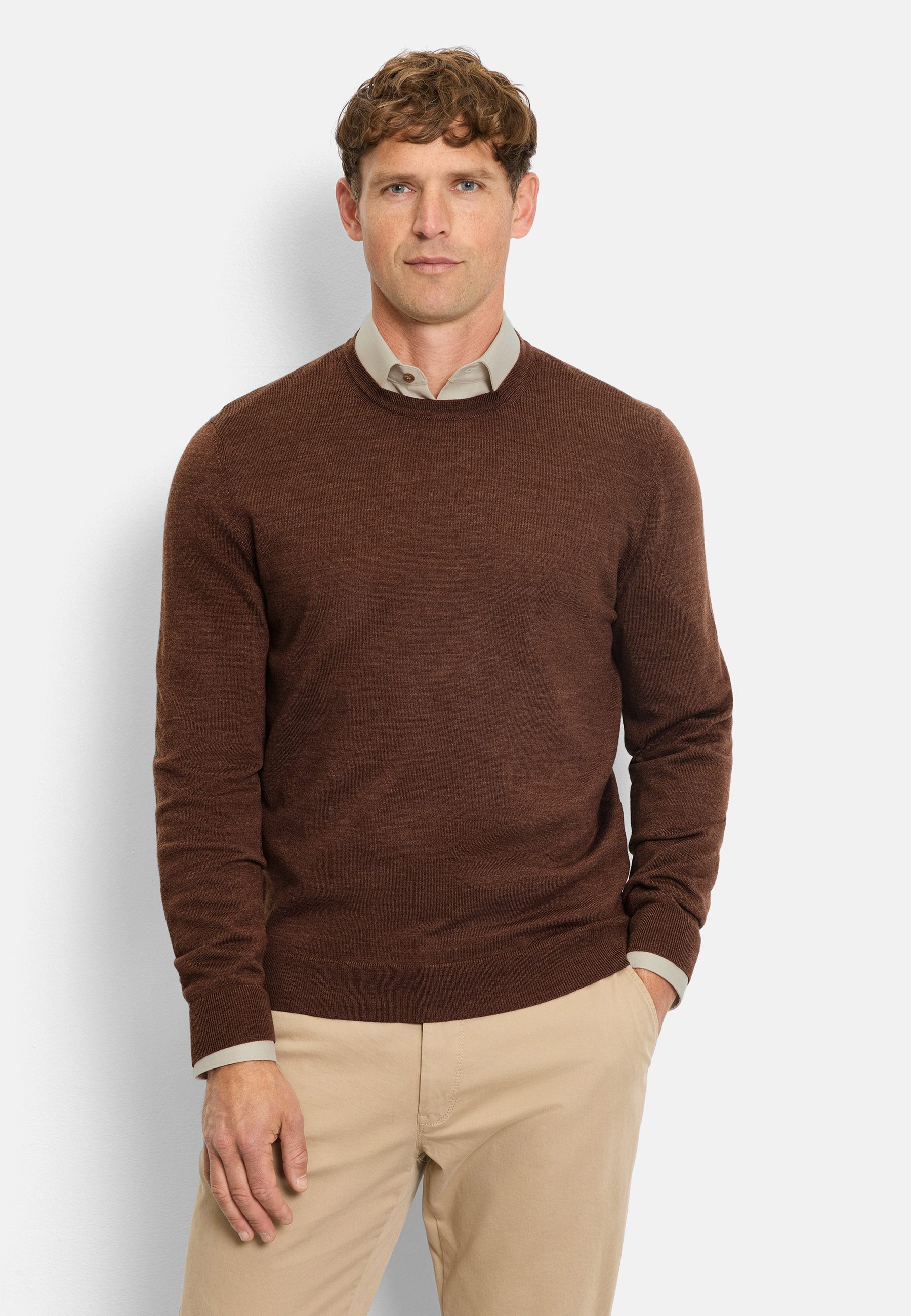 OLYMP Strickpullover OLYMP Casual Strick