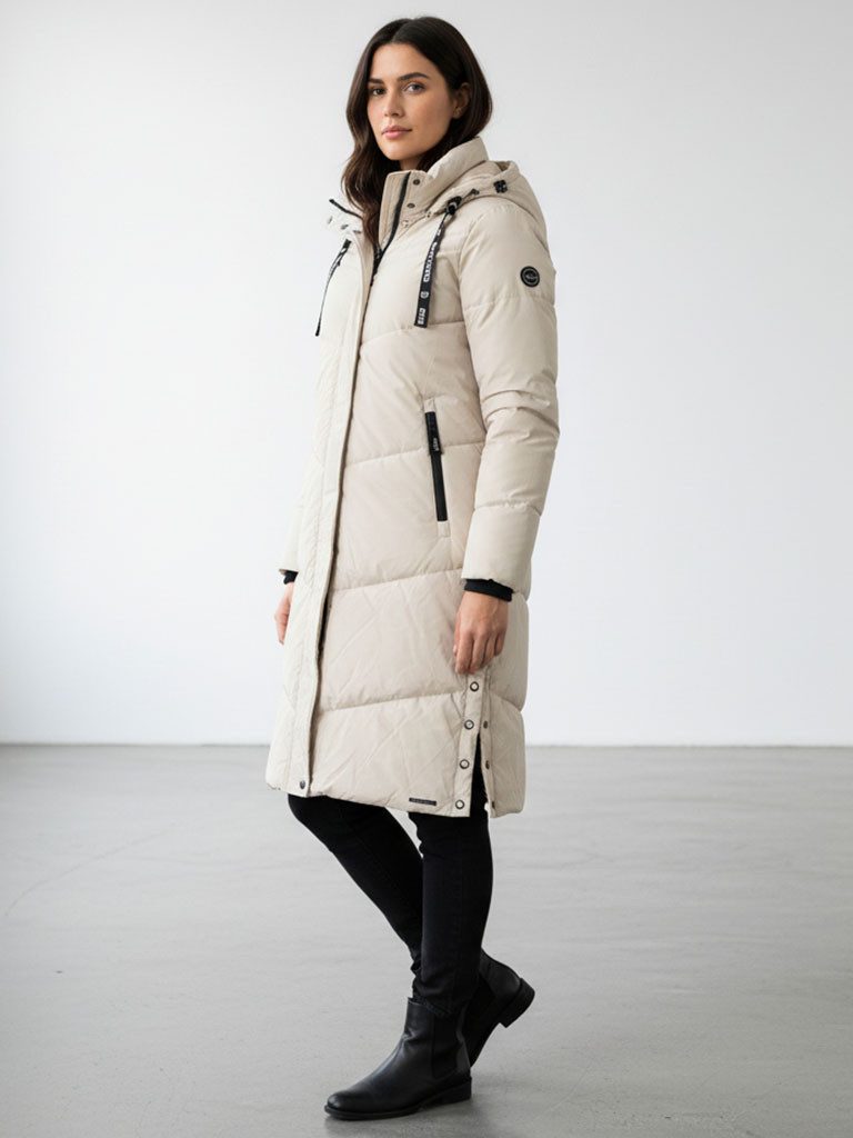 River Creek Steppmantel Damen Mantel gesteppt mit Kapuze - Steppjacke mit S günstig online kaufen