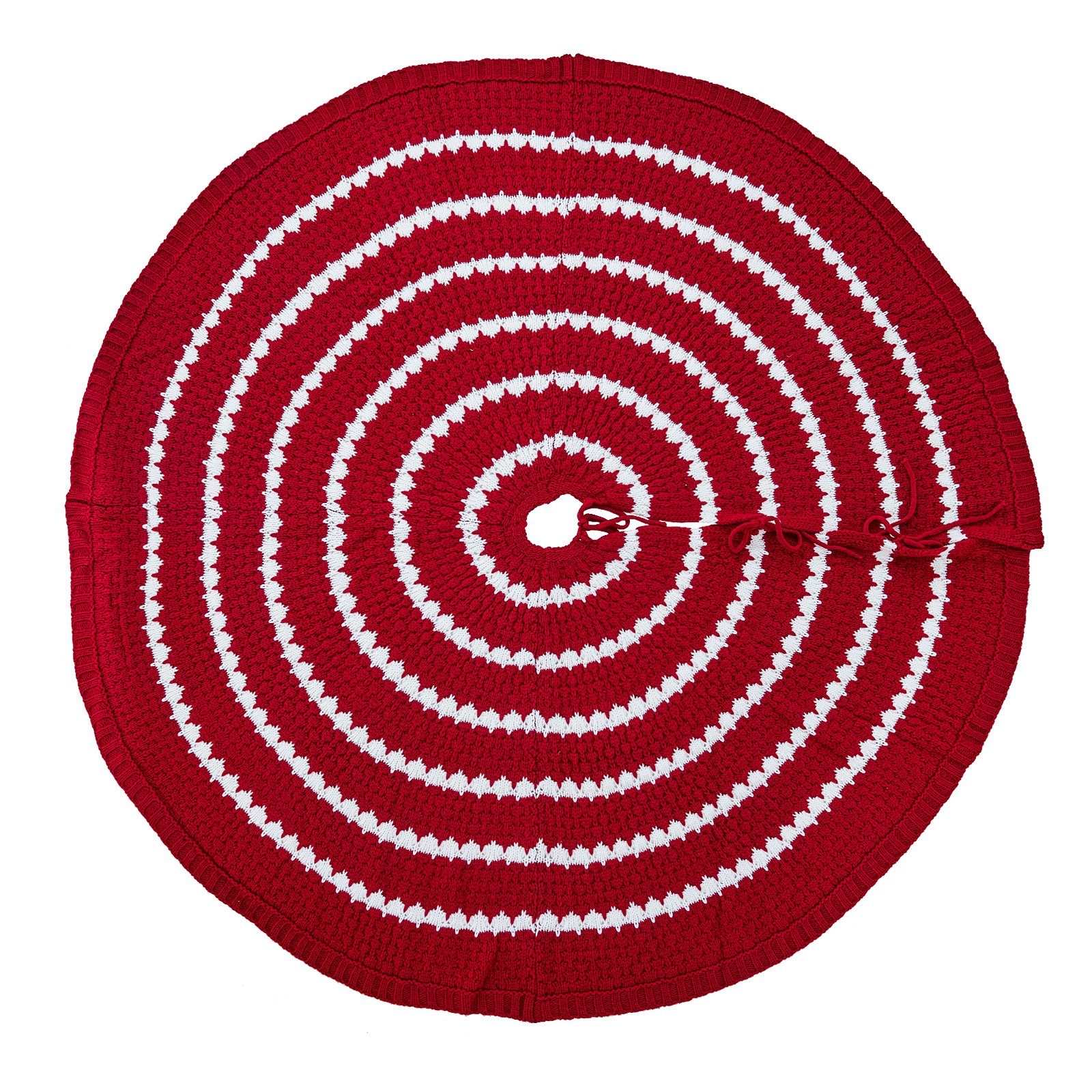 KAHOO Baumteppich Ø124cm Baumrock, Rund, Weihnachtsdeko, Weihnachtsbaumschm günstig online kaufen