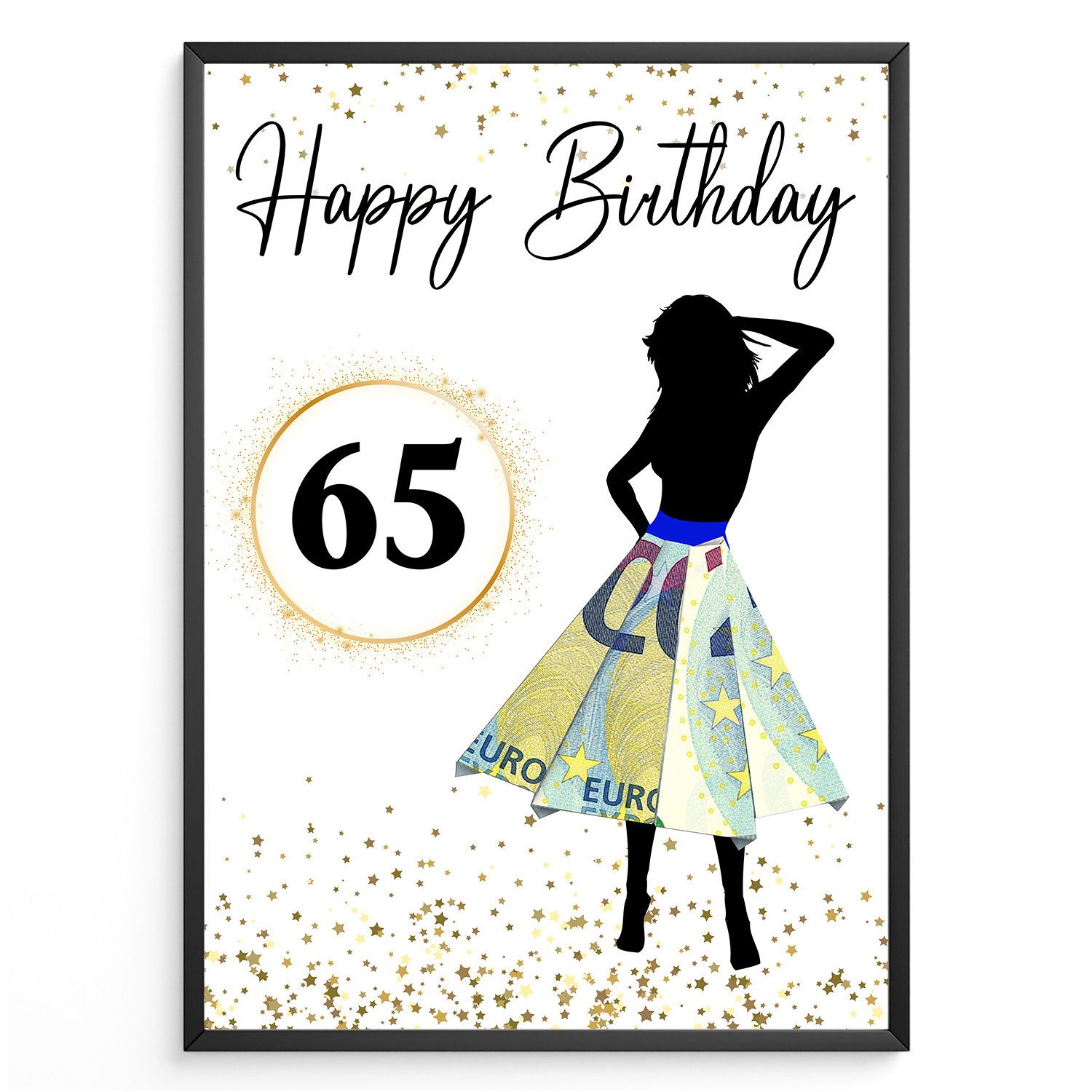 Tigerlino Poster Geburtstag Geldgeschenk Frauen Geburtstagsgeschenk günstig online kaufen