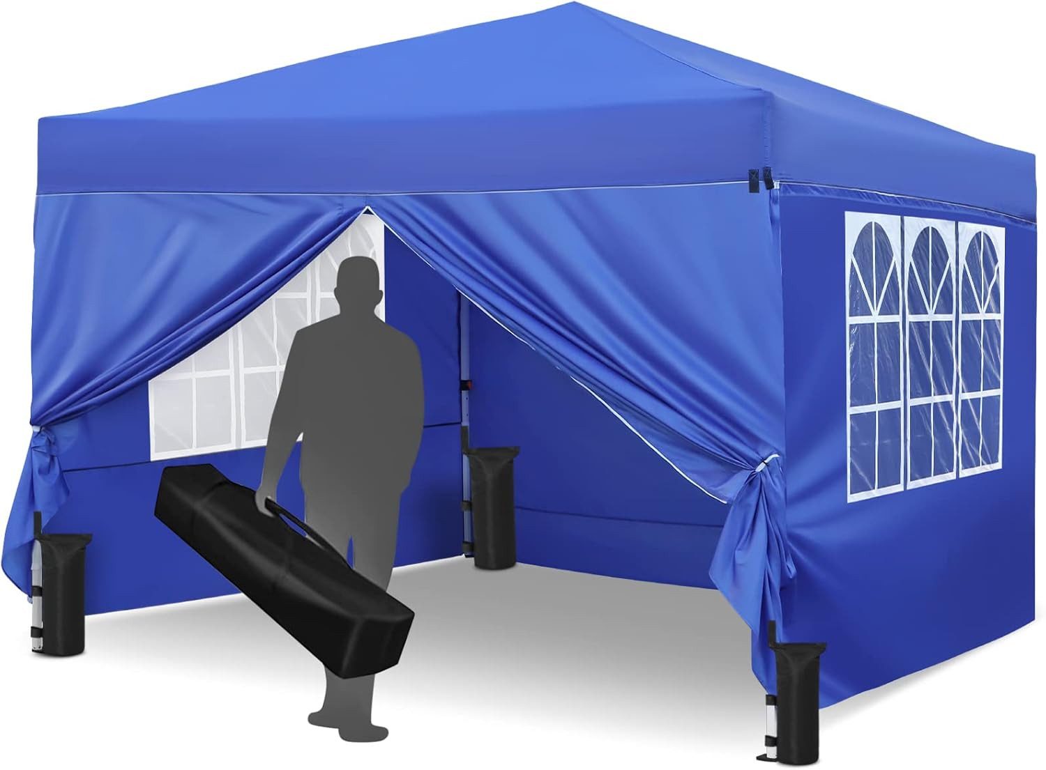 SURFOU Pavillon 3x3m Wasserdicht Stabil Winterfest günstig online kaufen