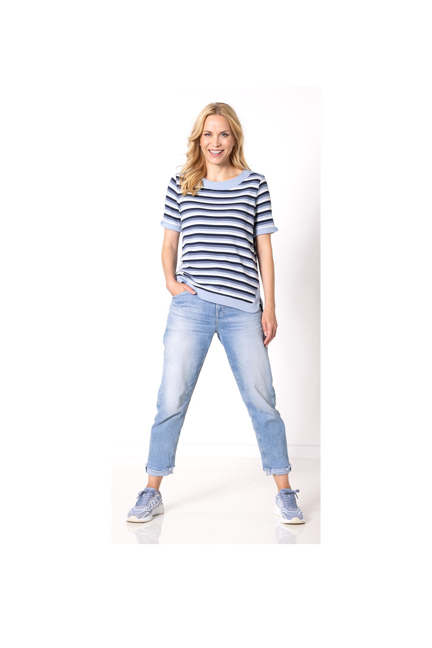 SER T-Shirt Shirt Ringel W1260101 auch in großen Größen