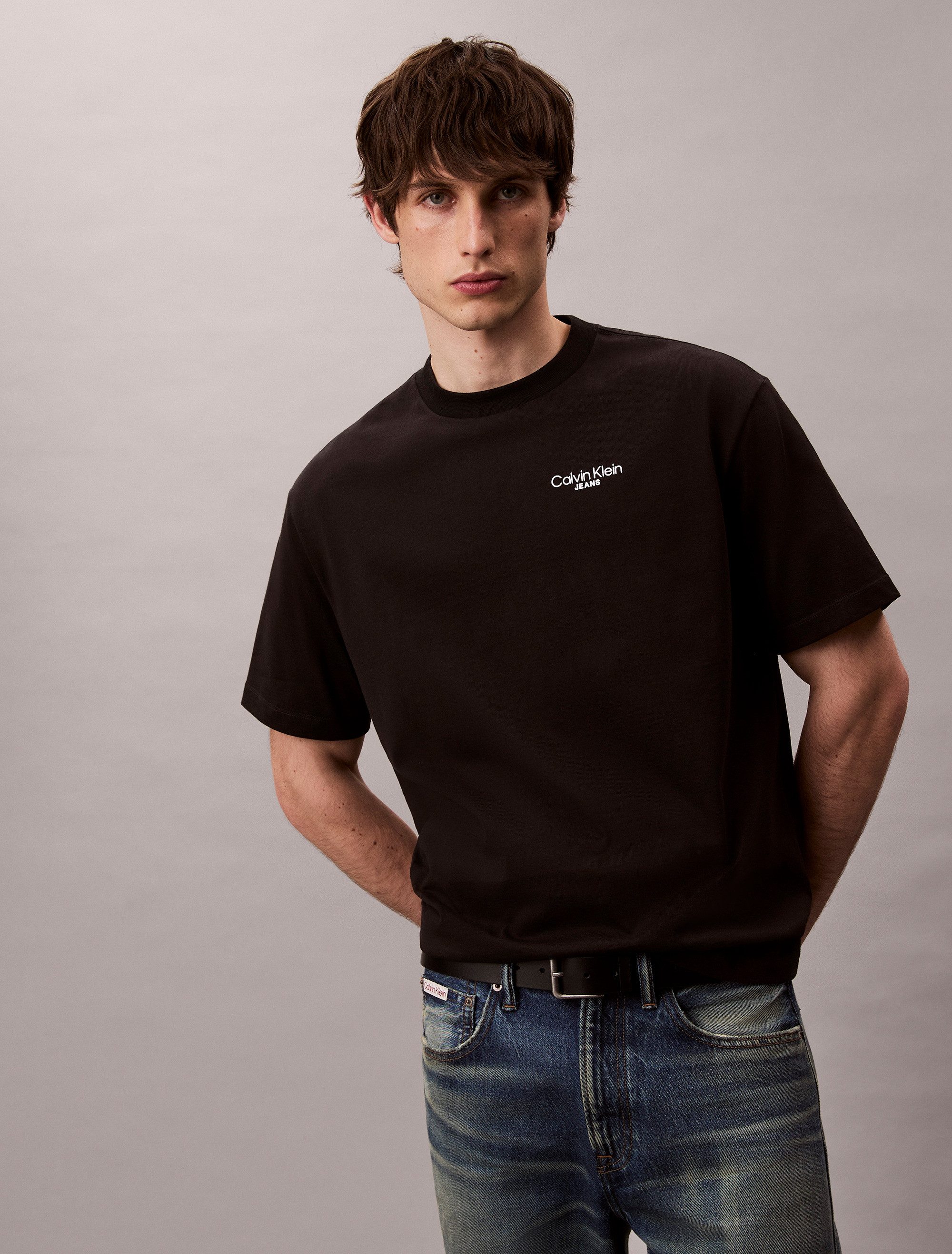 Calvin Klein Jeans T-Shirt LOGO BACK PRINT T-SHIRT Mit Rundhalsausschnitt, günstig online kaufen