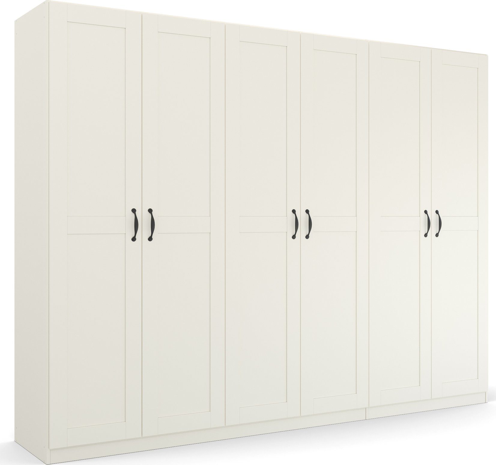rauch Drehtürenschrank Kleiderschrank Schrank Garderobe Ankleide COTTAGE BY QUADRA SPIN (Breiten: 181/226/271 cm, Höhe 210 cm) in skandinavischem Landhausstil