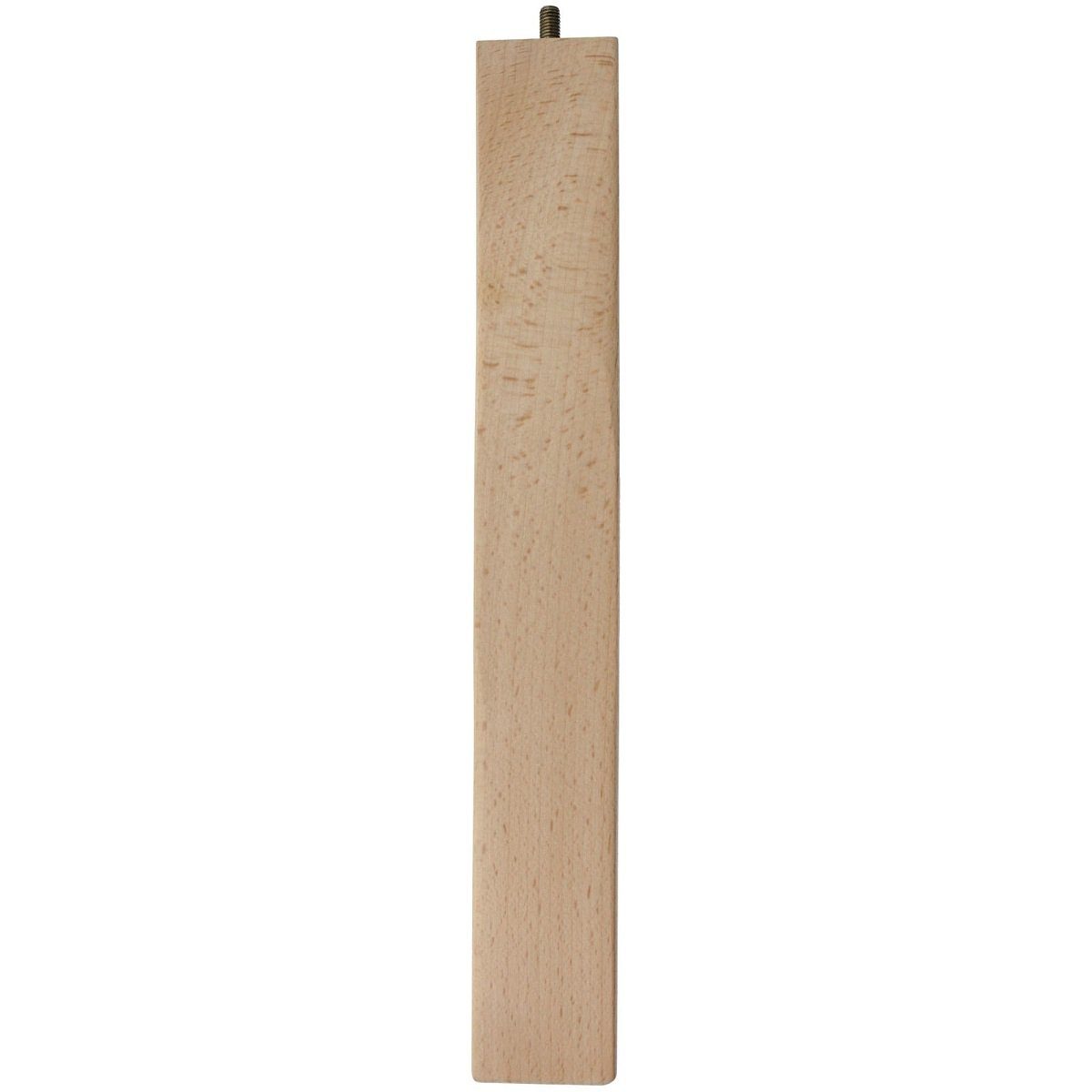 MS Beschläge Möbelfuß Eckiger Möbelfuß Holzfuß massiv Buche Möbelstempel