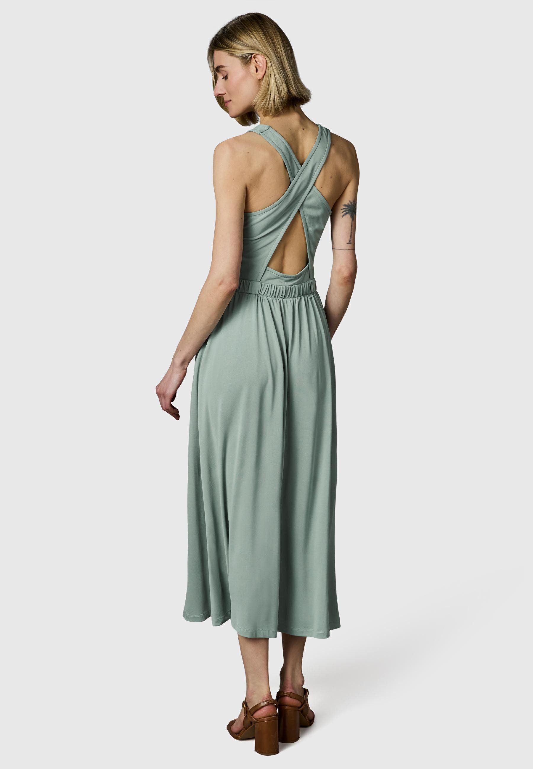 Ragwear Shirtkleid Mauglia YOUMODO Sommerkleid mit Trägern und Taillenzugband