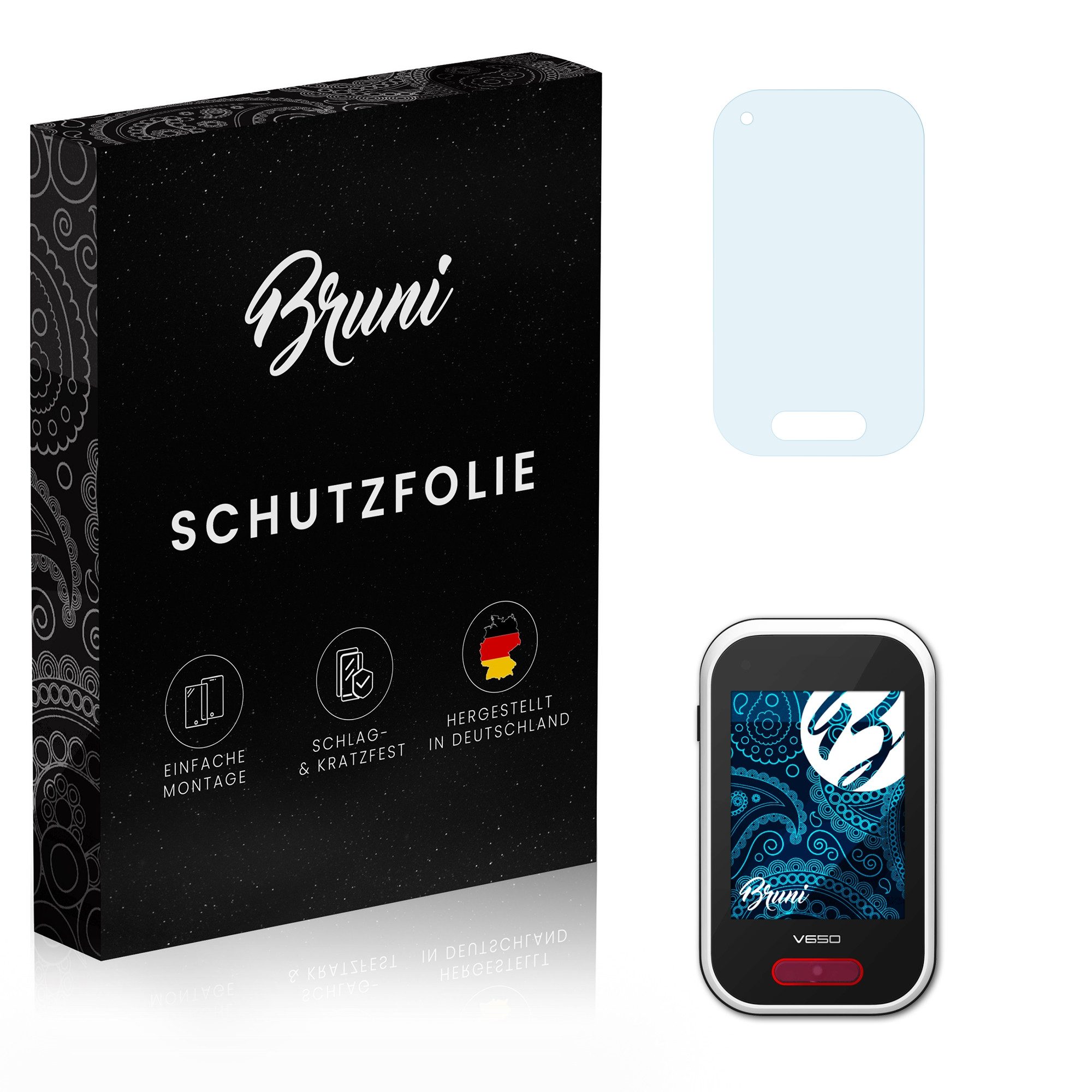 Schutzfolie Glasklare Displayschutzfolie für Polar V650