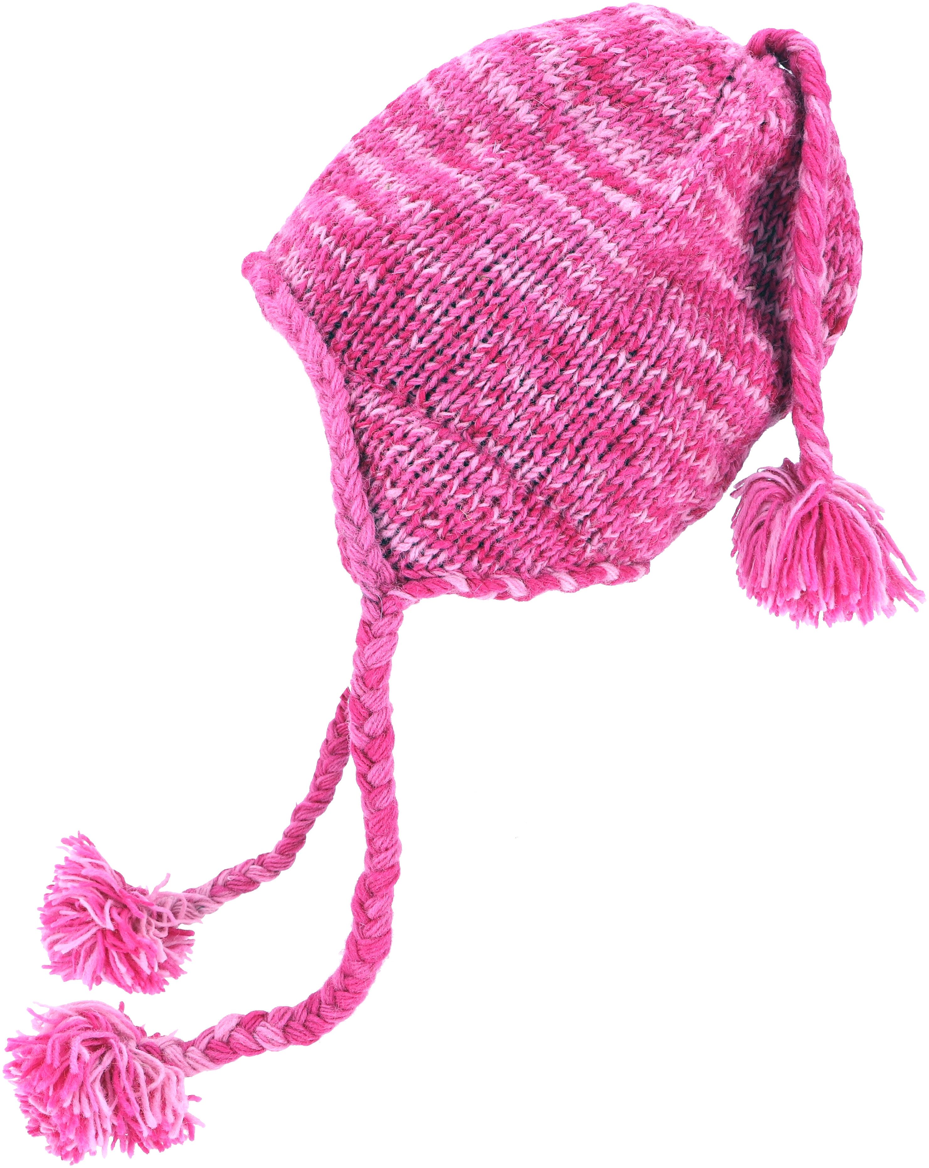 Guru-Shop Strickmütze Wollmütze mit Ohrenklappen, Norwegermütze,.. günstig online kaufen