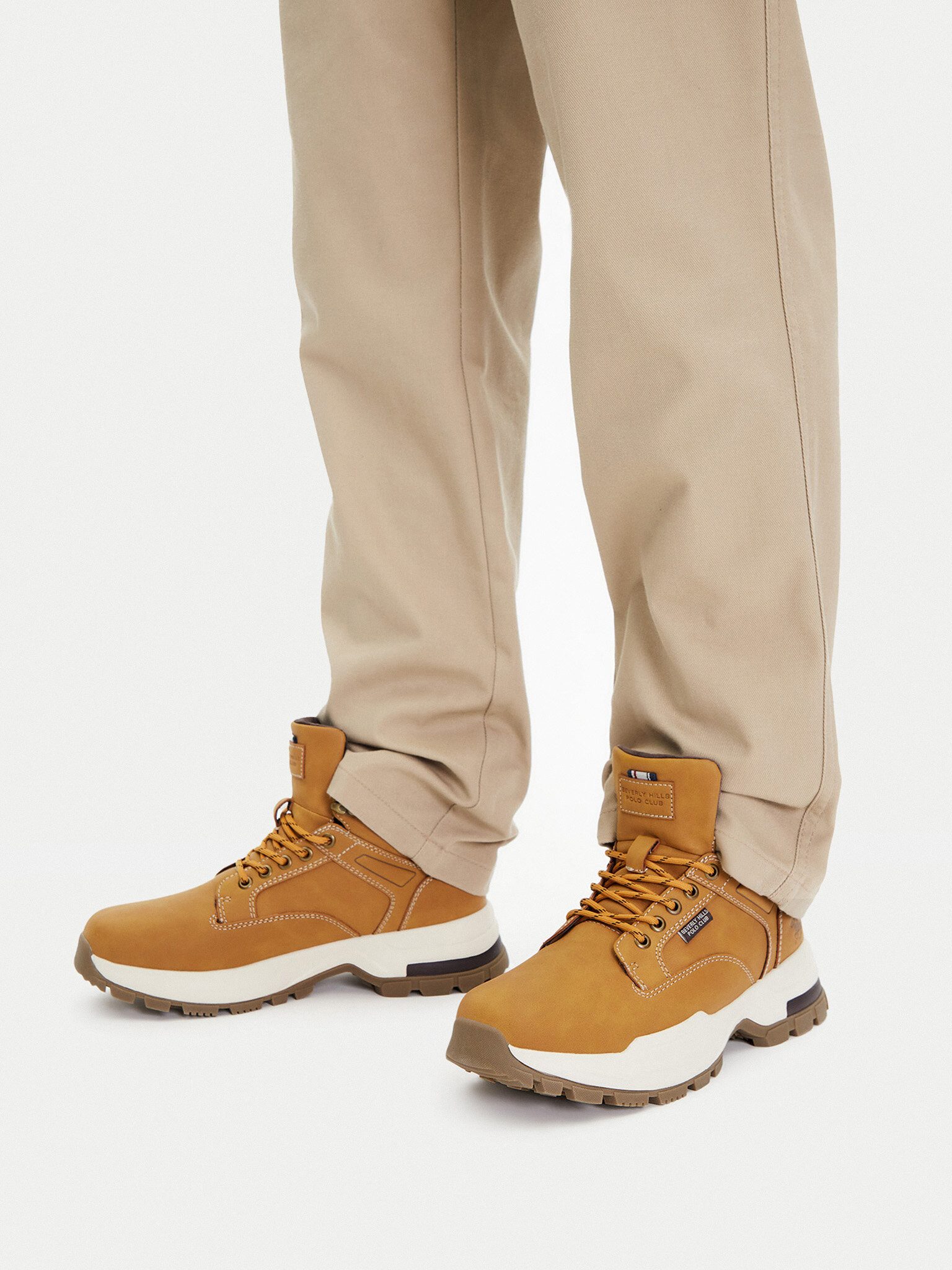 BEVERLY HILLS POLO CLUB Beverly Hills Polo Club Herrenschuhe Brown CEO-V5-OSCAR Schnürstiefel