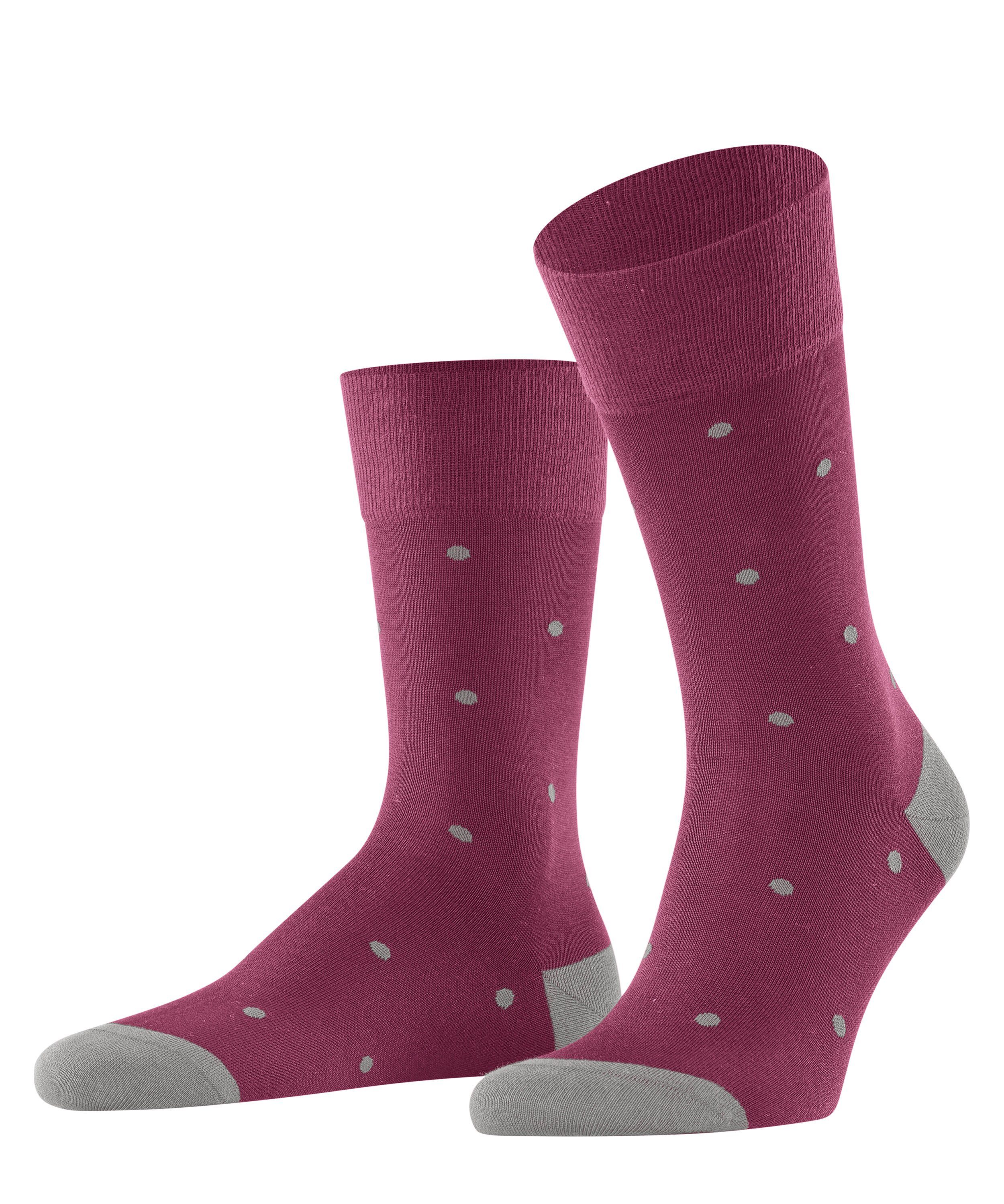(8236) plum Socken FALKE red (1-Paar) Dot
