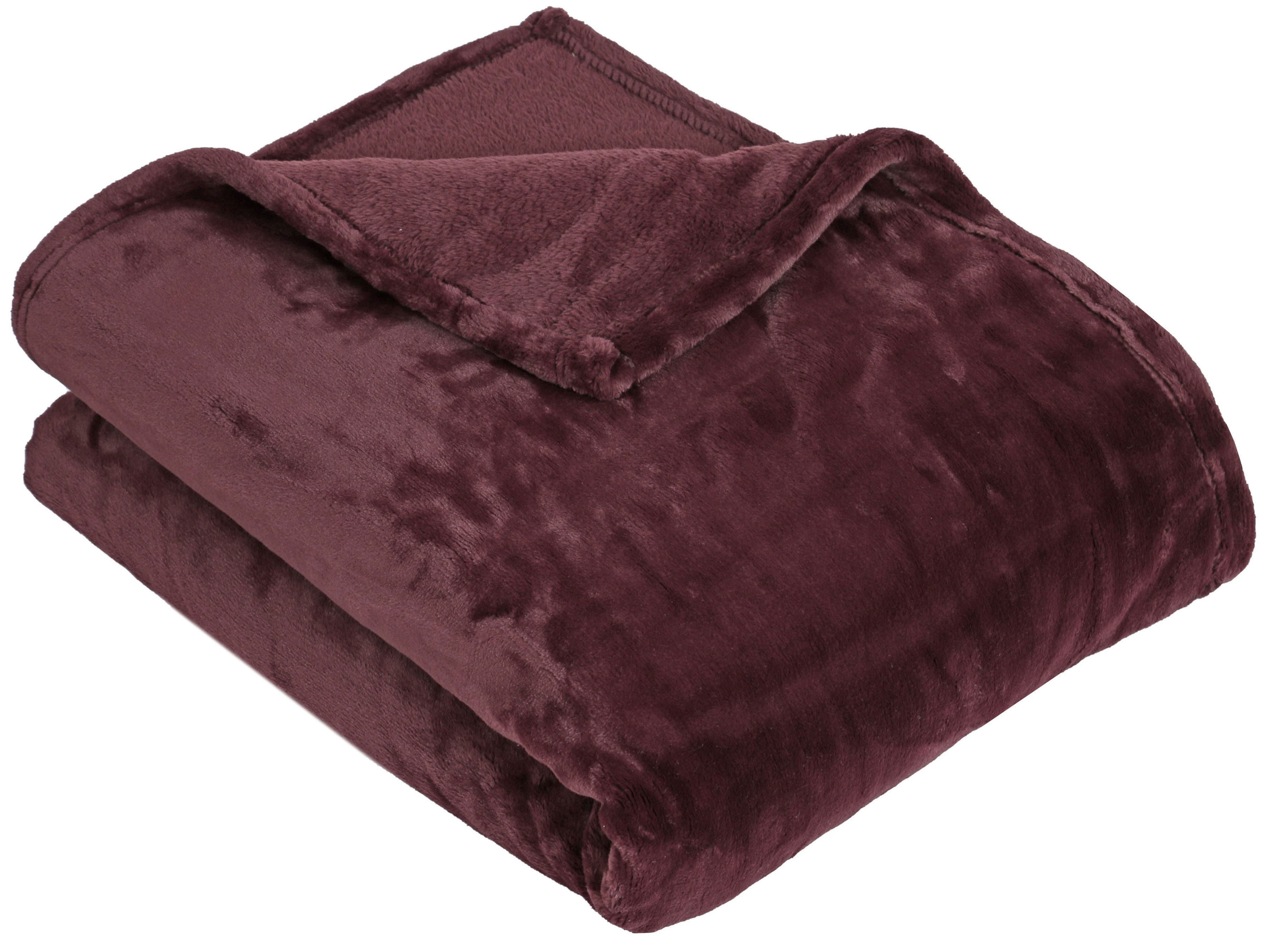 Wohndecke, ZOLLNER, extra flauschig, in XXL-Größe günstig online kaufen