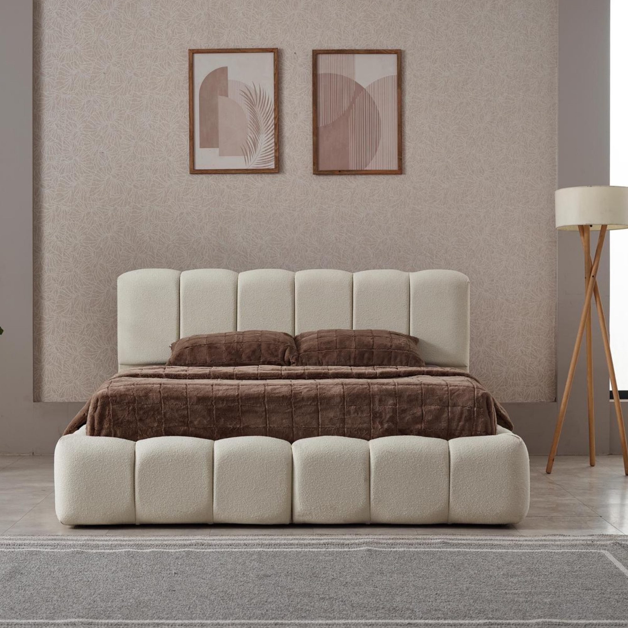 Pointhome Boxspringbett Bss Bedding Set, Marshmallow, günstig online kaufen