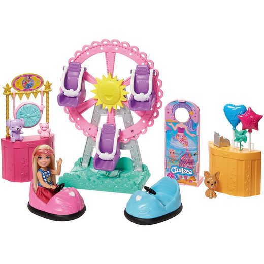 Mattel® Anziehpuppe »Barbie Chelsea Puppe (blond) Jahrmarkt-Spielset«