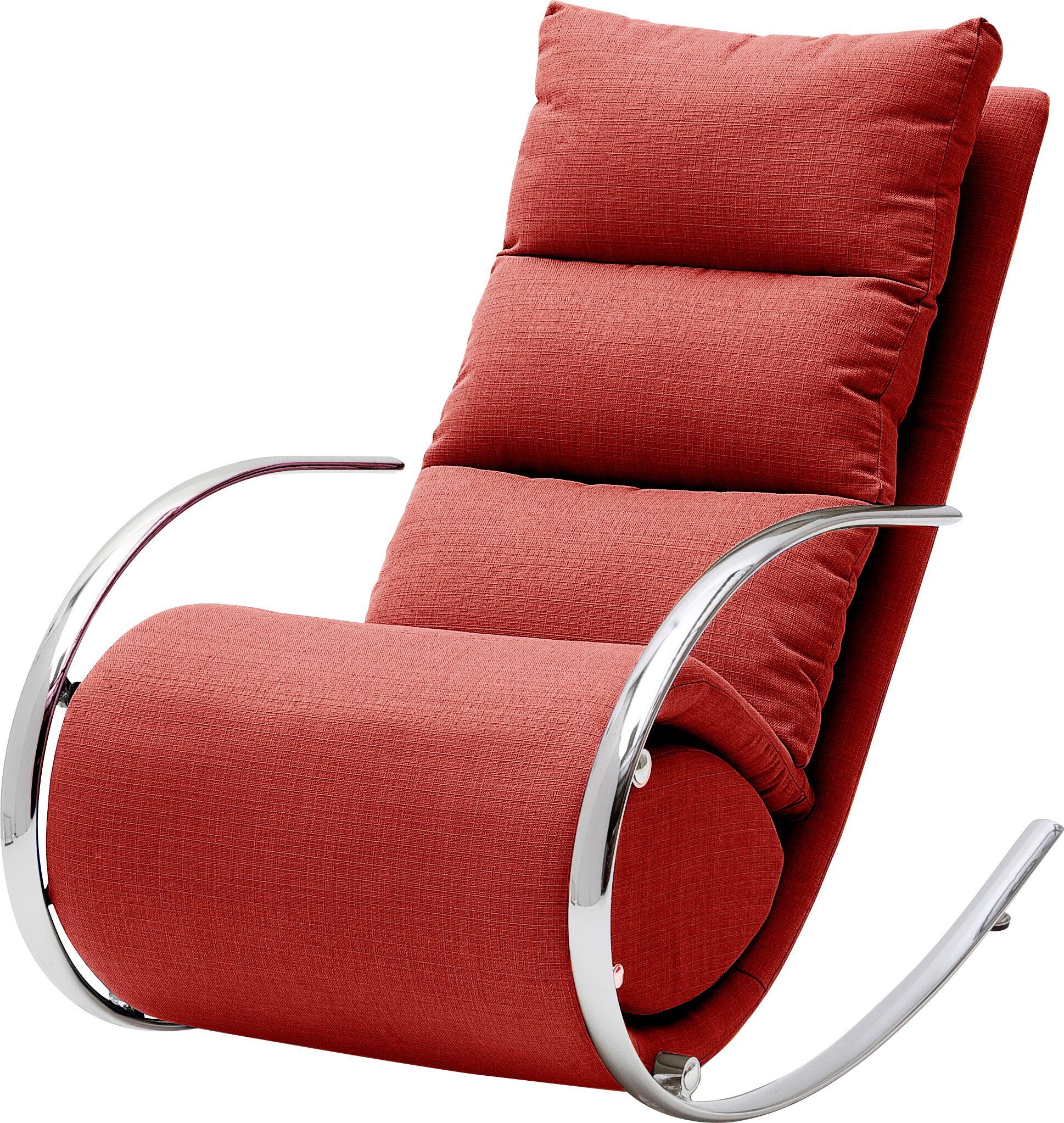 MCA furniture Relaxsessel York, Relaxsessel | kg Hocker, belastbar 100 rot mit bis rot
