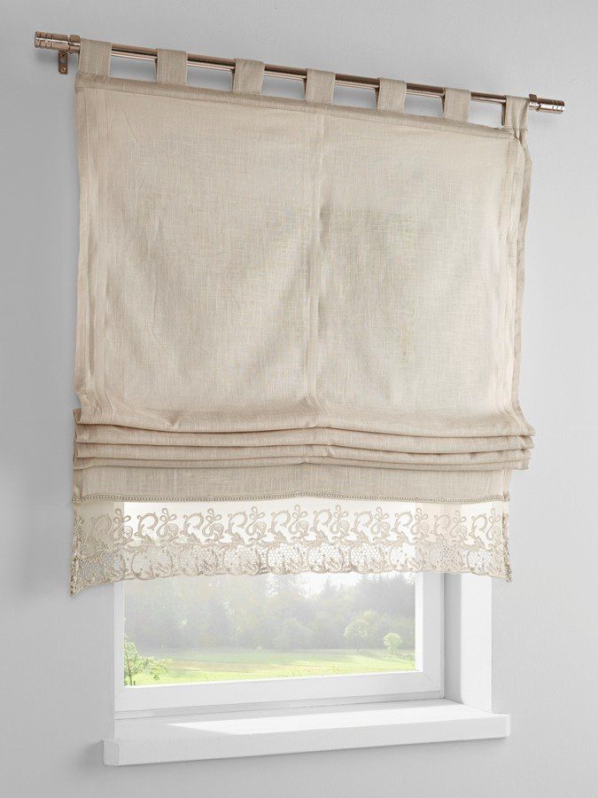 heine home raffrollo taupe