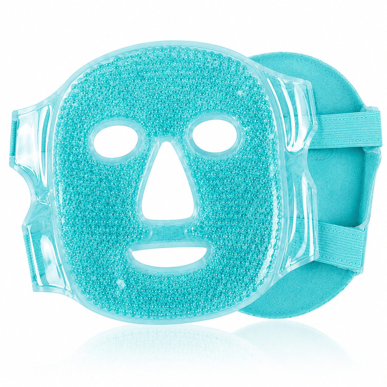 HAF Gesichtsmaske Gesichtsmaske Auswahl Kühlmaske Gesicht Eismaske Heiß & Kalt anwendbar Gegen geschwollene und müde Augen, Sowohl Heiß als auch Kalt anwendbar