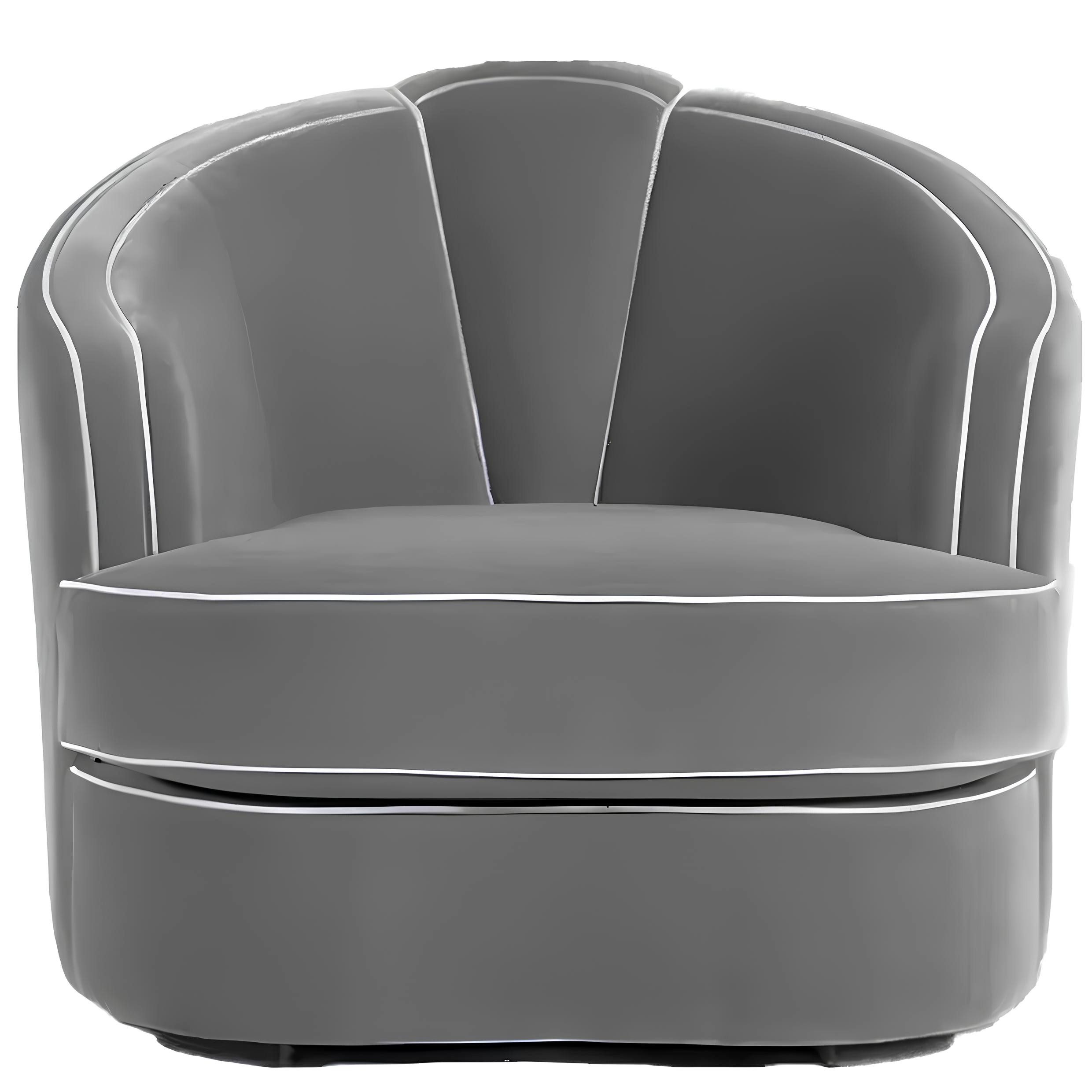 Xlmoebel Loungesessel Metall-Loungesessel im modernen Design für stilvolle Entspannung (1-St., 4x Sessel), Hergestellt in Europa