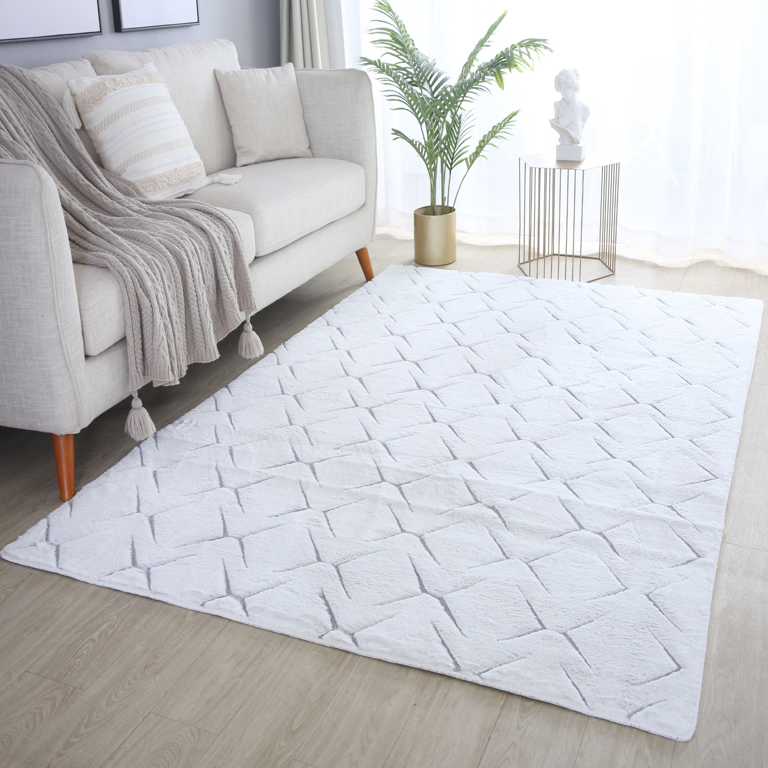 Carpettex Hochflor-Teppich Skandinavisches Design, Läufer, Höhe: günstig online kaufen