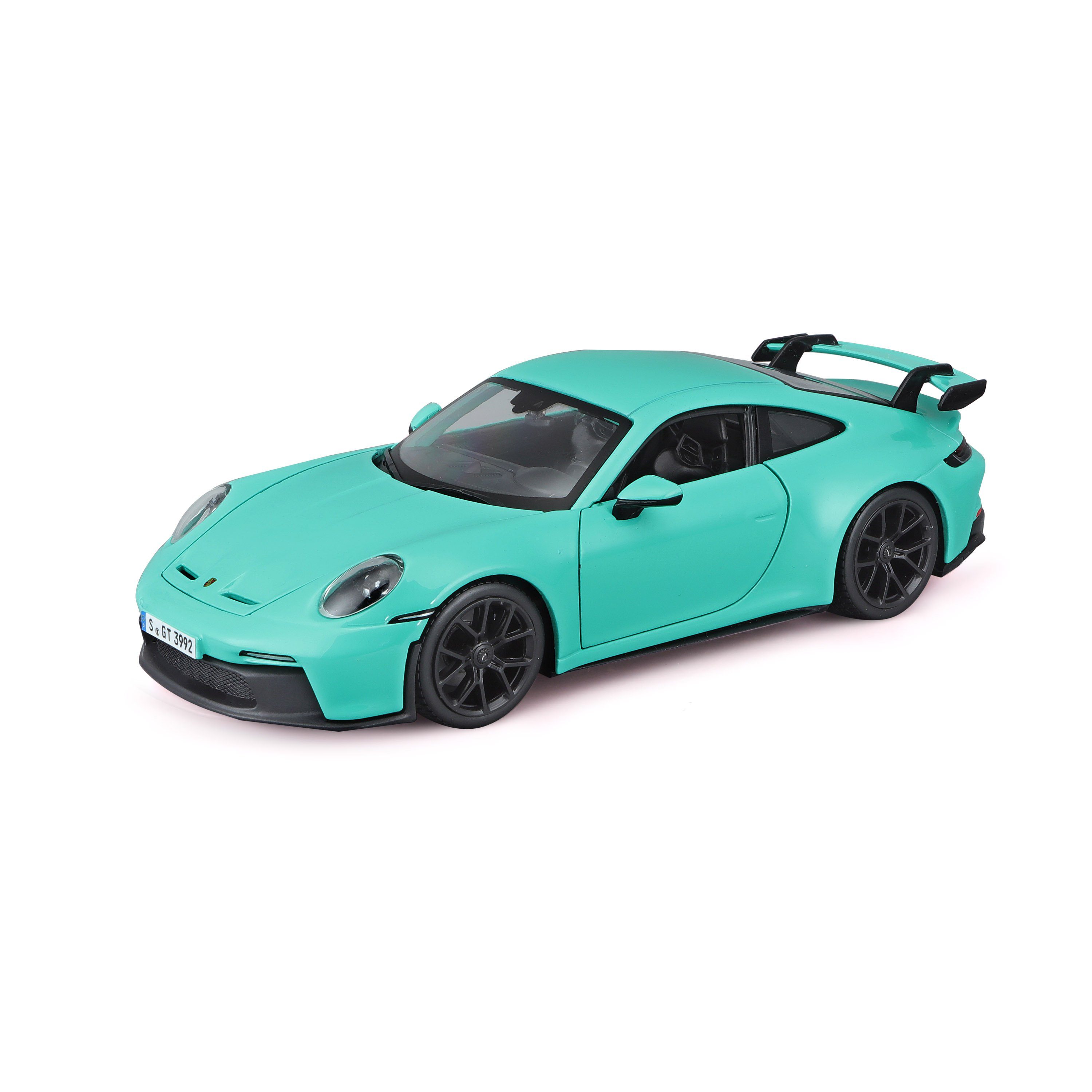Bburago Modellauto Porsche 911 GT3 '21 (grün), Maßstab 1:24, detailliertes Modell