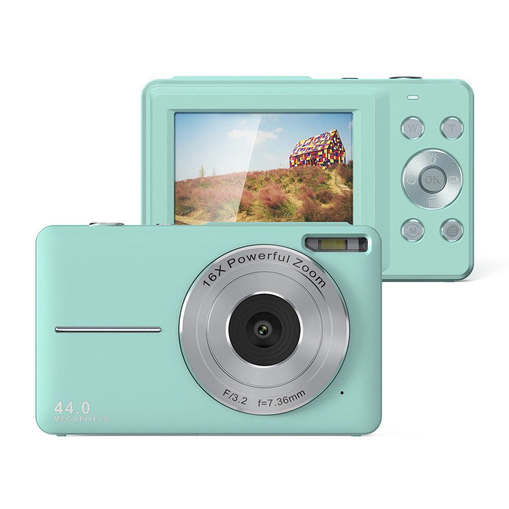 GelldG Digitalkamera 1080P FHD Fotoapparat Autofokus Fotokamera 44MP HD-Kamera