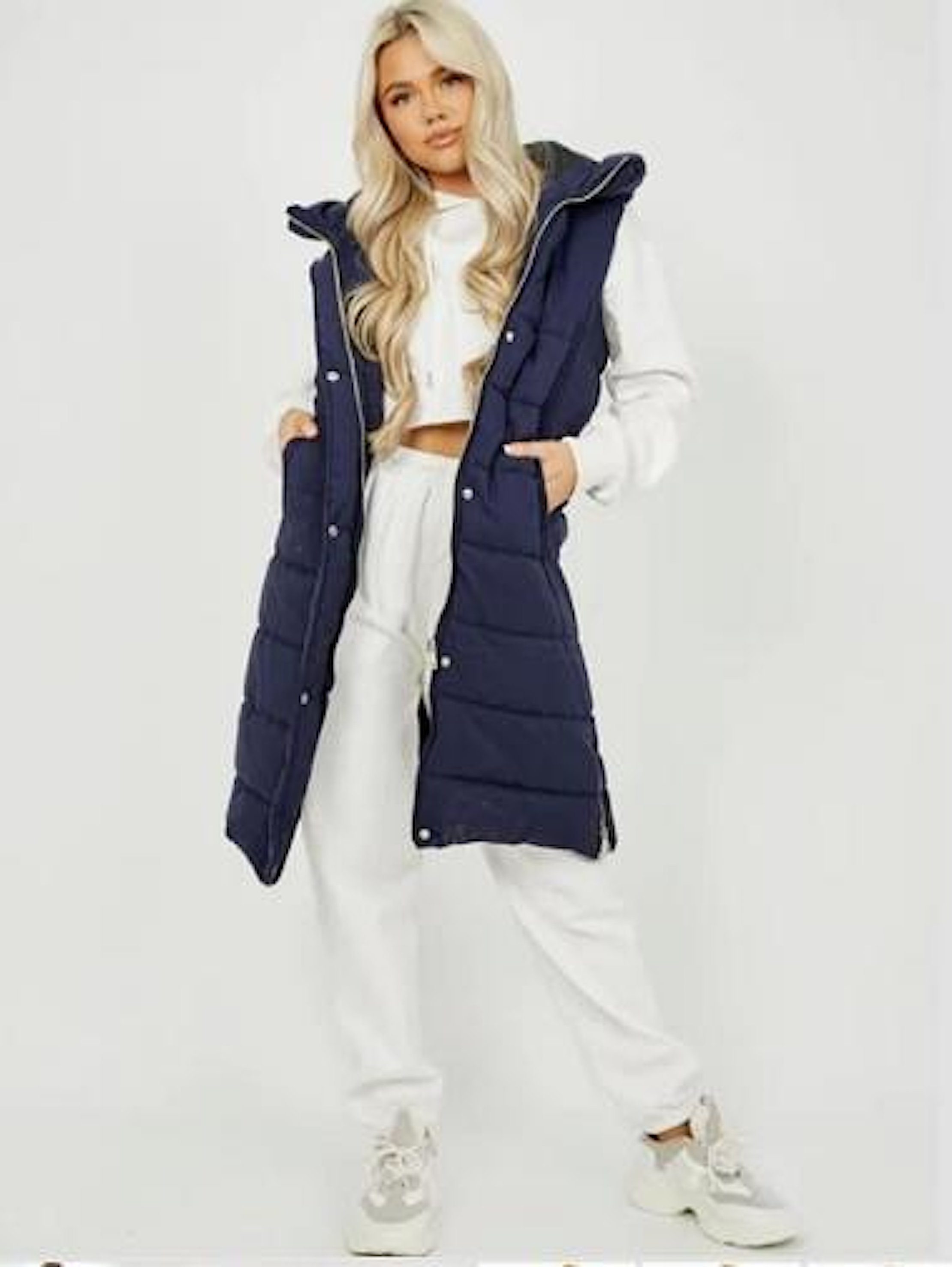 Steppweste Worldclassca Steppweste Kapuze Weste Ärmellos Outdoor Übergangsjacke
