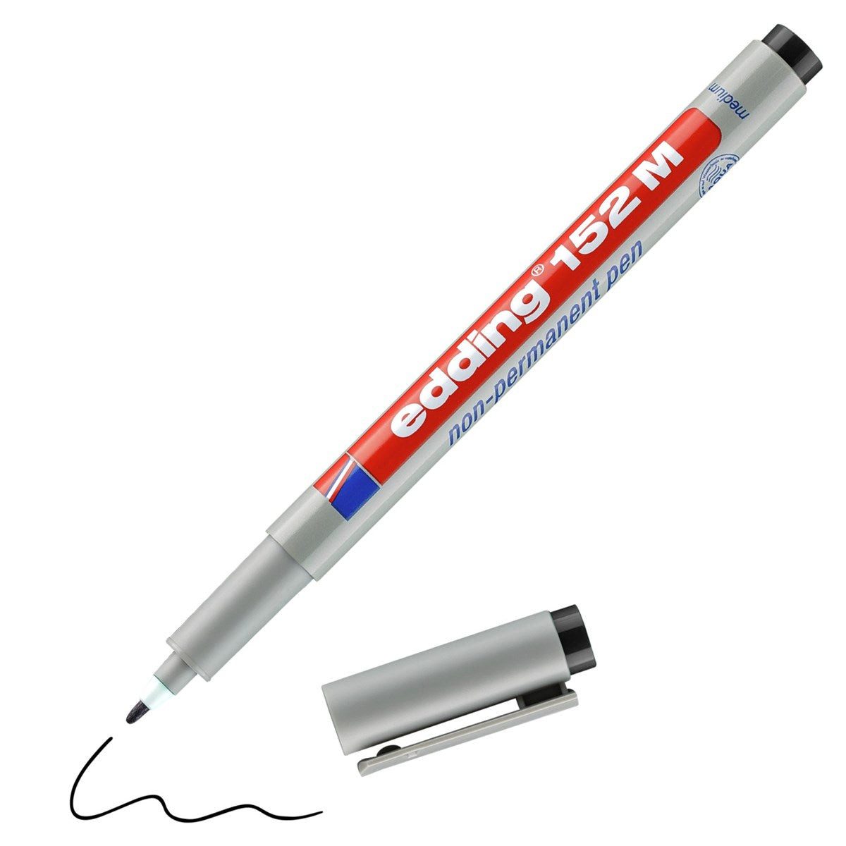 edding Marker edding 152 M Folienschreiber Schwarz – Non-Permanent 1 mm
