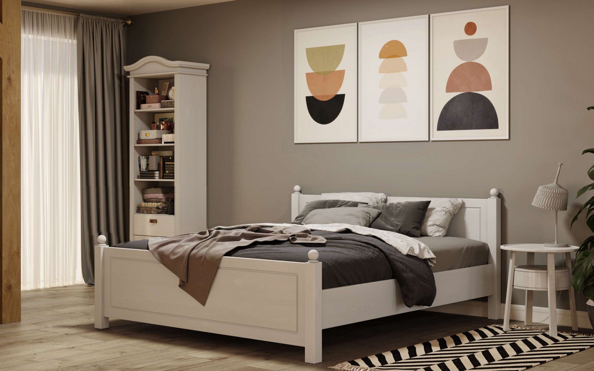 OTTO home Massivholzbett Mila, hohe Belastbarkeit Jugendbett,! FSC® zertifiziertes Massivholz (Breite/Belastbarkeit 180cm/220 KG, 140cm/180 KG, 90cm/=120 KG), aus massiver Kiefer, inklusive Lattenrost
