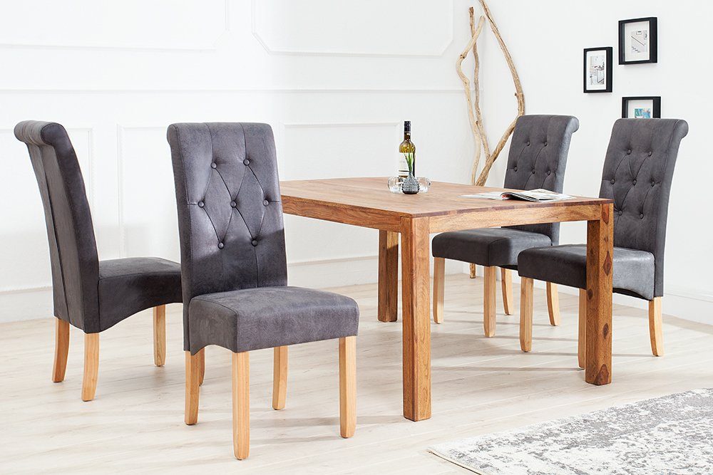 riess-ambiente Esszimmerstuhl CASA vintage grau, Esszimmer günstig online kaufen