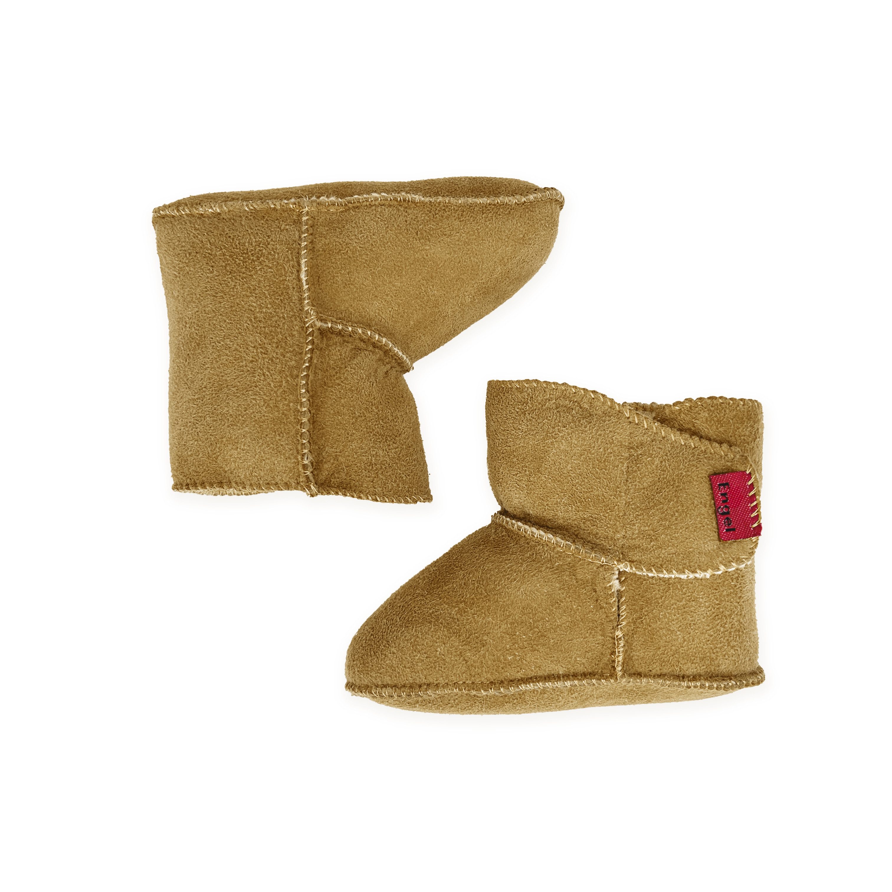 Reissner Lammfelle Babyschuhe Lammfell Modell LYON 1-Klett Babystiefel – Bild 4 von 5