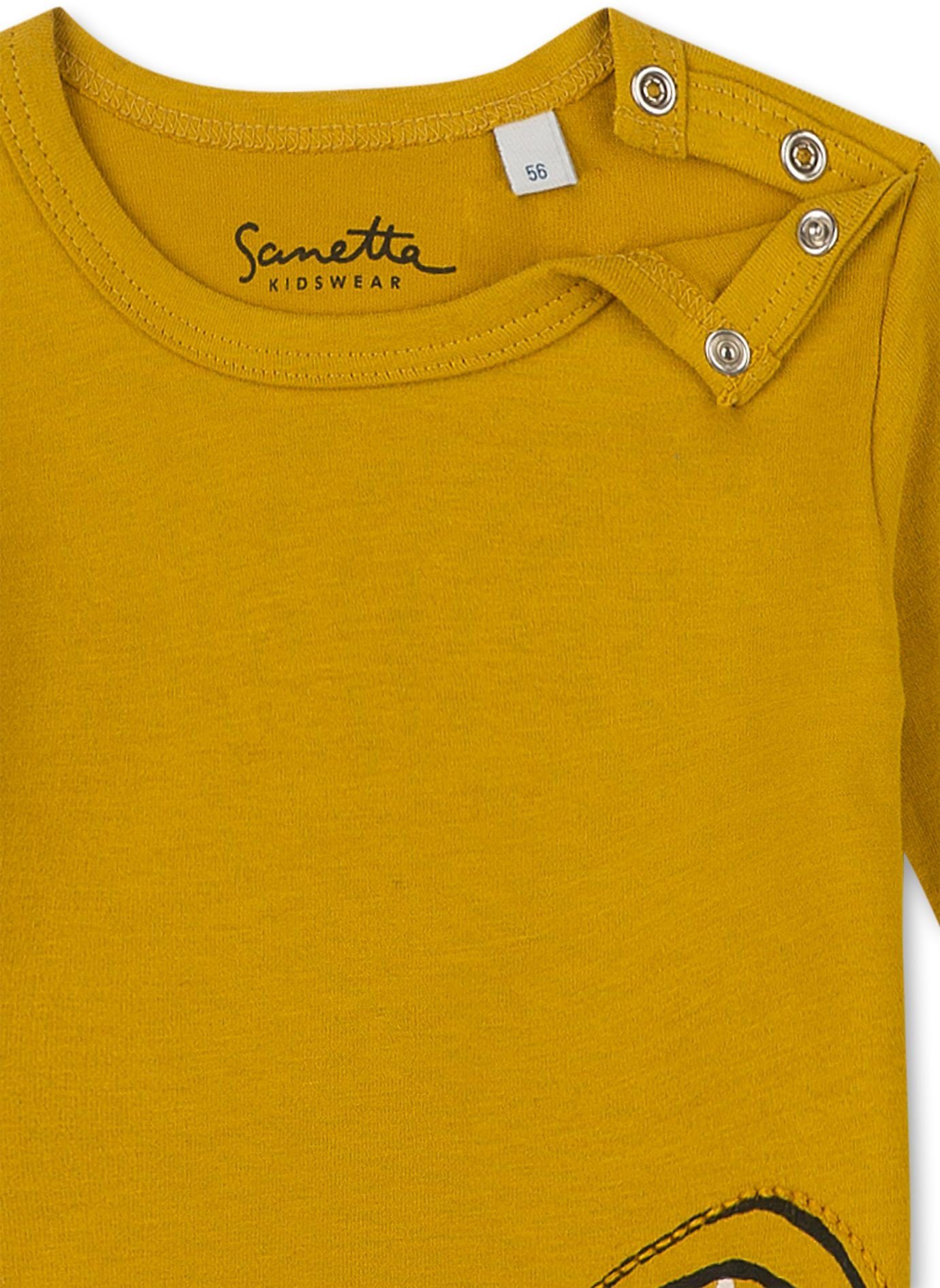 Sanetta Langarmshirt Langarm Shirt Turtle Gelb (115489)