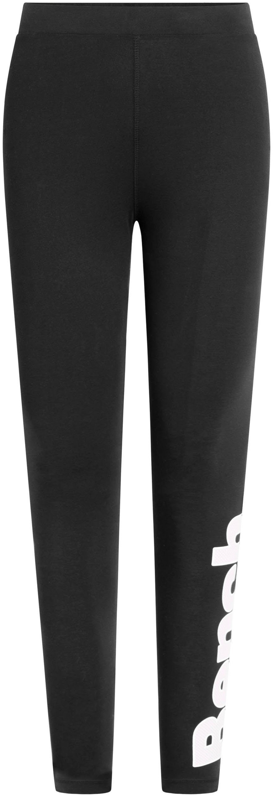 Leggings BLACK Logoschriftzug ELIRA mit Bench.