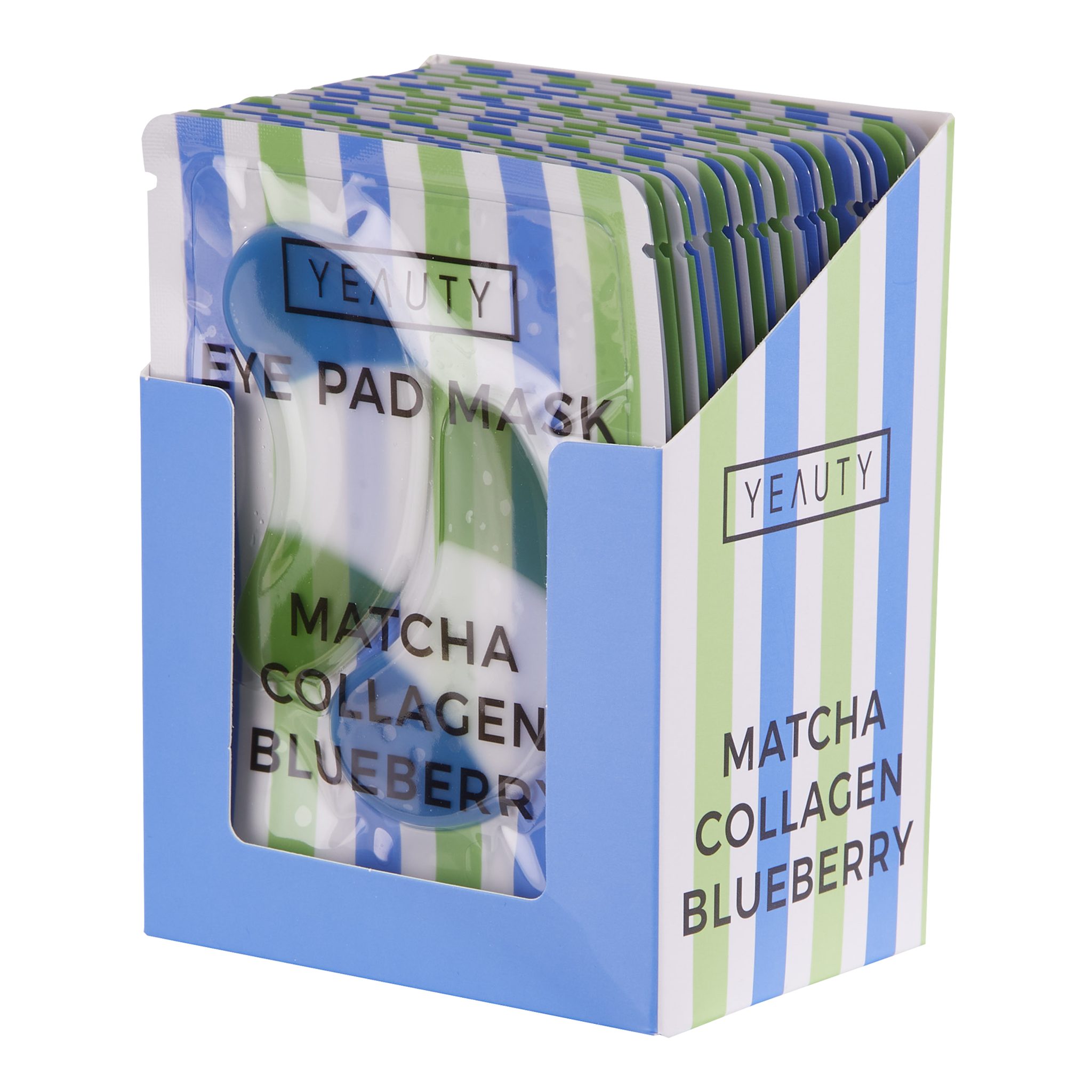 Yeauty Augenpads YEAUTY Matcha Collagen Blueberry Eye Pad Mask - 25 Paar